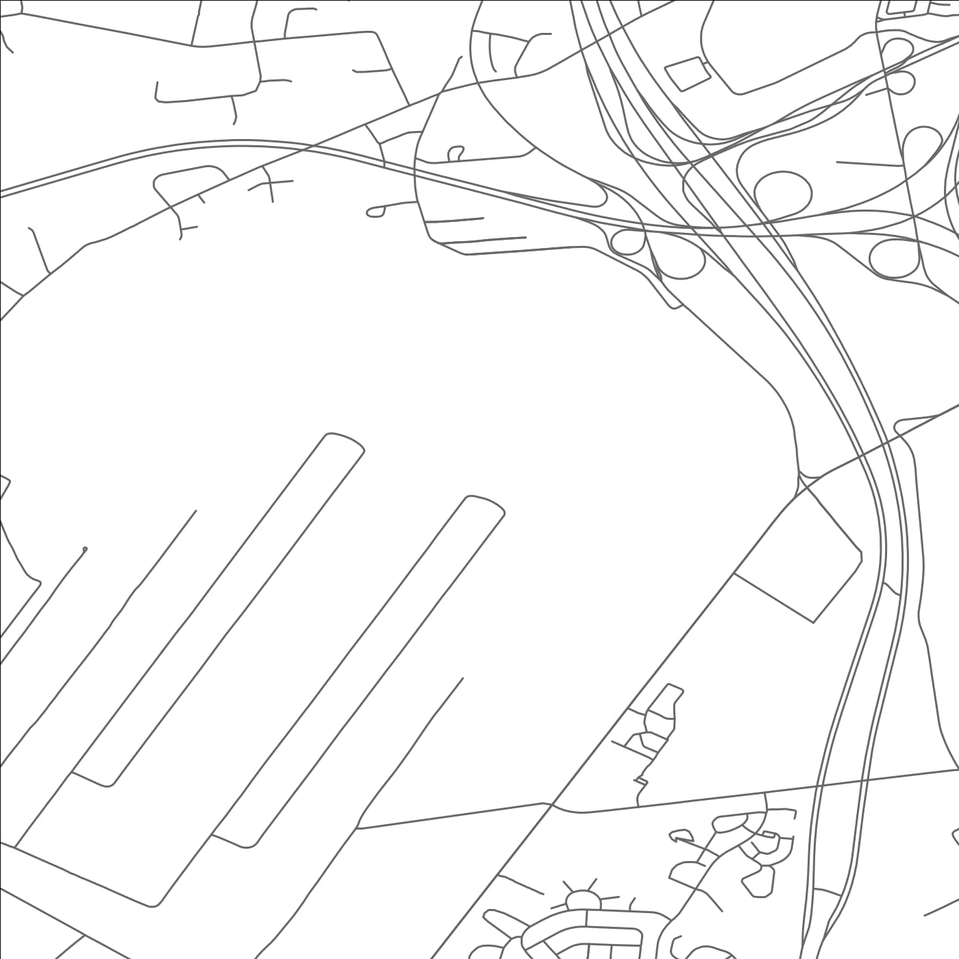 ROAD MAP OF TINTON FALLS, NEW JERSEY BY MAPBAKES
