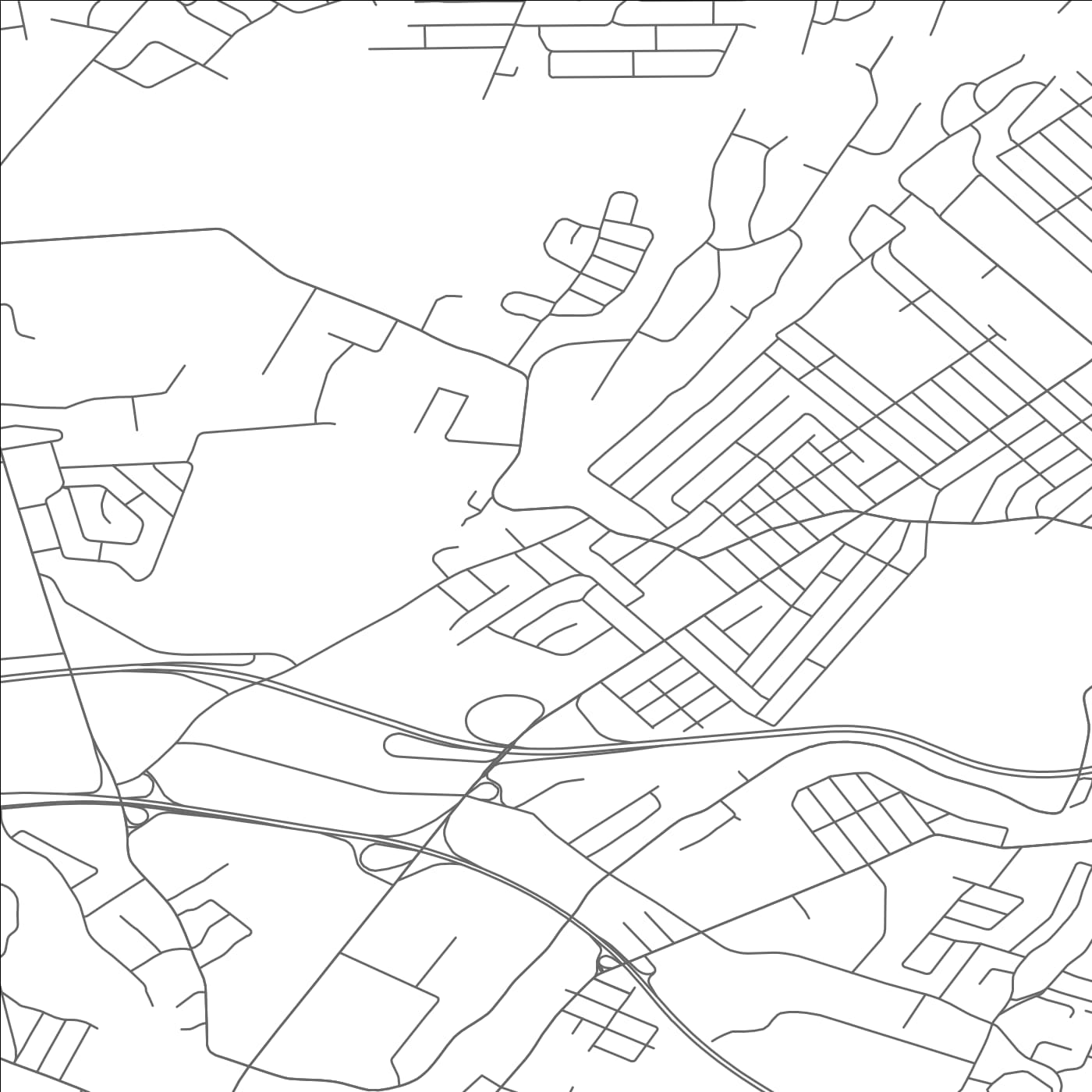ROAD MAP OF TOTOWA, NEW JERSEY BY MAPBAKES