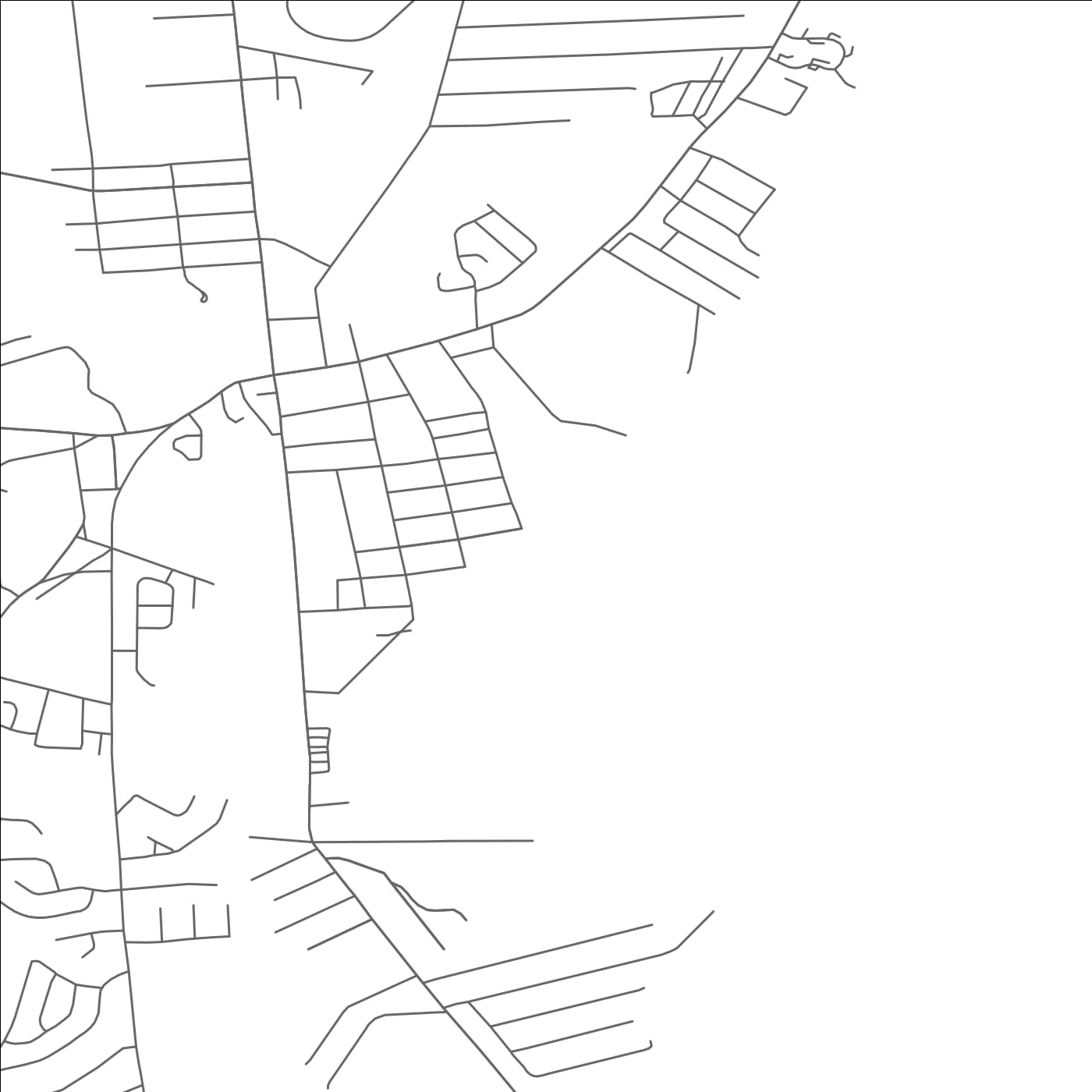ROAD MAP OF TUCKERTON, NEW JERSEY BY MAPBAKES