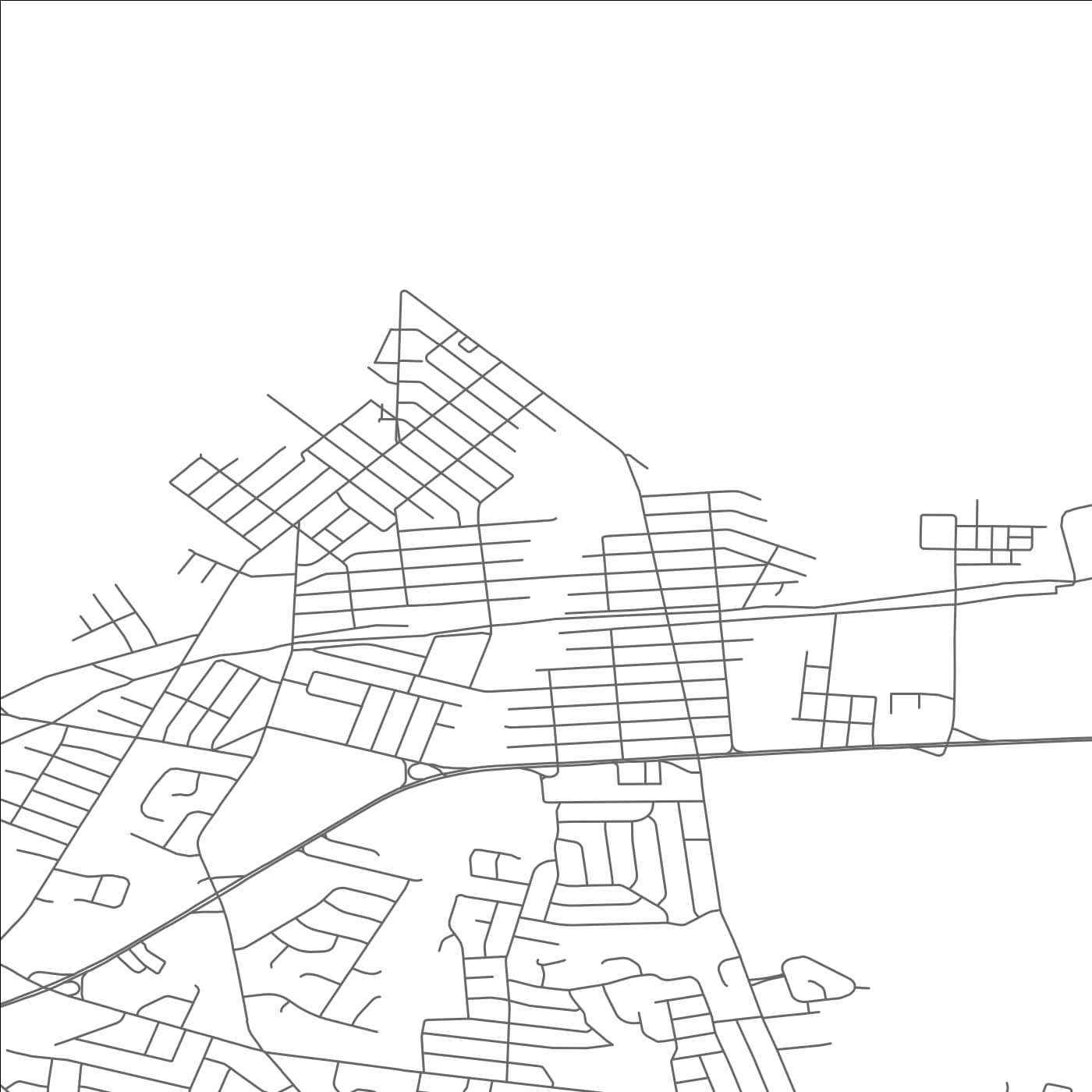 ROAD MAP OF UNION BEACH, NEW JERSEY BY MAPBAKES
