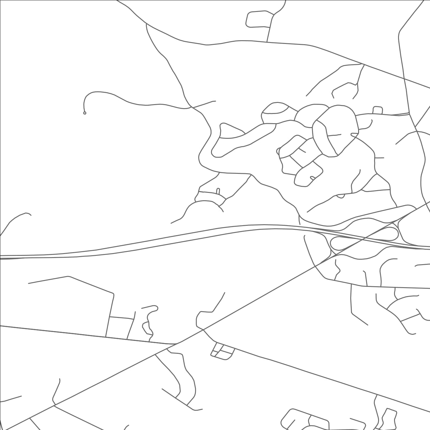 ROAD MAP OF VISTA CENTER, NEW JERSEY BY MAPBAKES