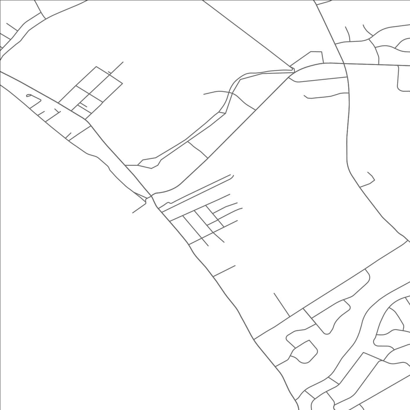 ROAD MAP OF WASHINGTON CROSSING, NEW JERSEY BY MAPBAKES