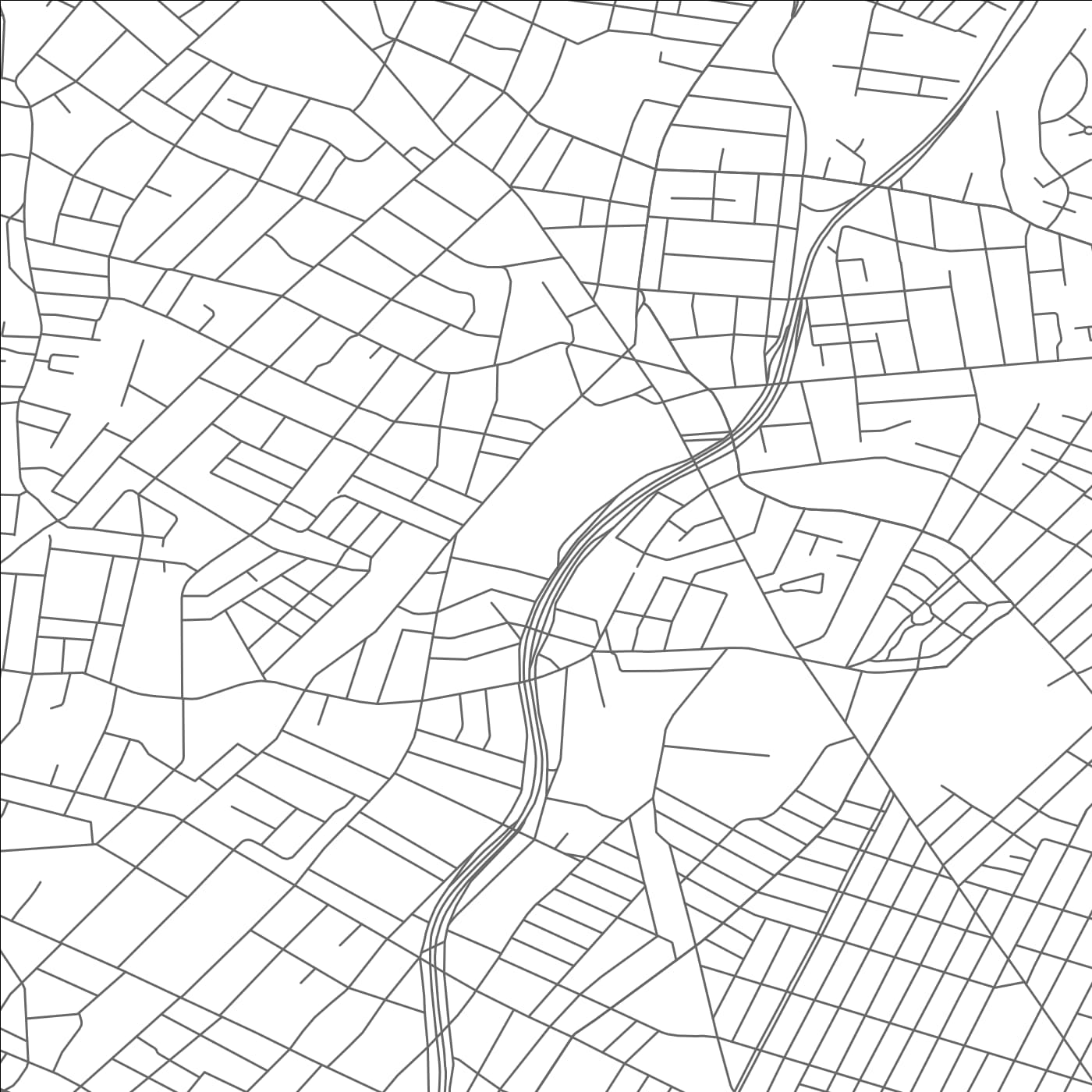 ROAD MAP OF WATSESSING, NEW JERSEY BY MAPBAKES