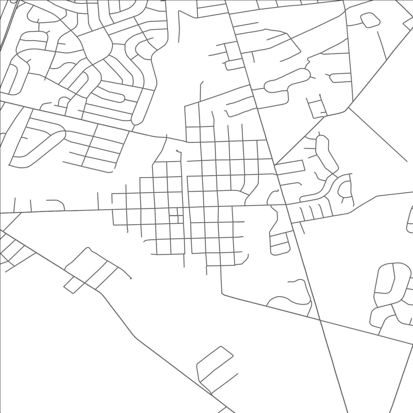ROAD MAP OF WENONAH, NEW JERSEY BY MAPBAKES