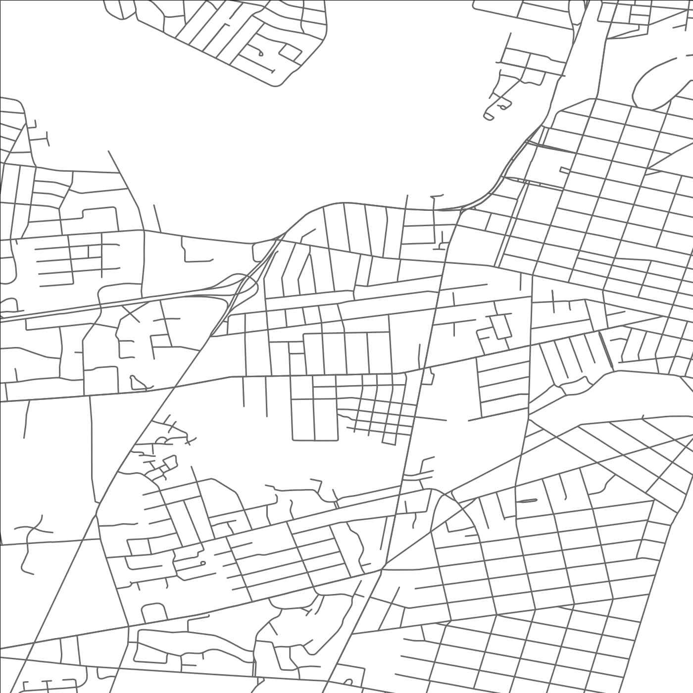 ROAD MAP OF WEST BELMAR, NEW JERSEY BY MAPBAKES