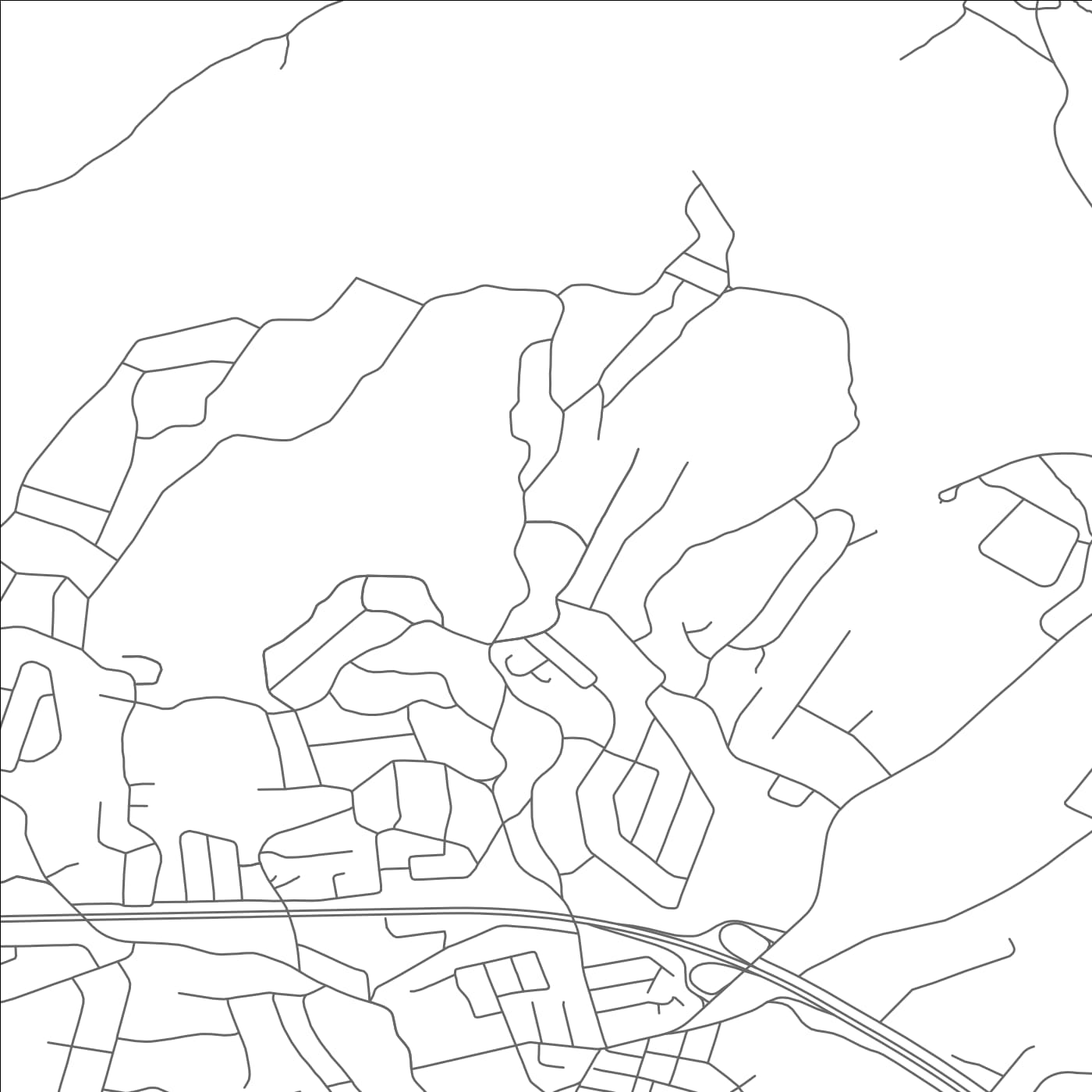 ROAD MAP OF WHITE MEADOW LAKE, NEW JERSEY BY MAPBAKES