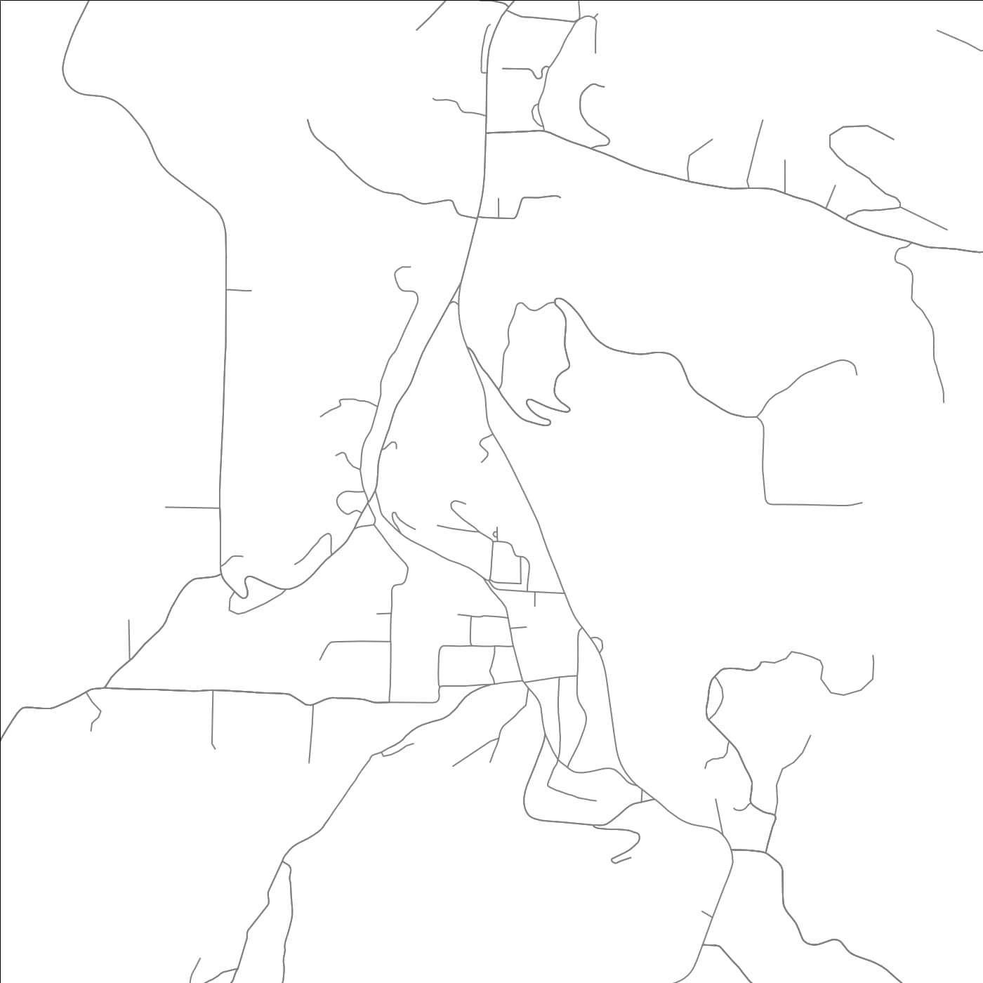 ROAD MAP OF WINSLOW, ARKANSAS BY MAPBAKES