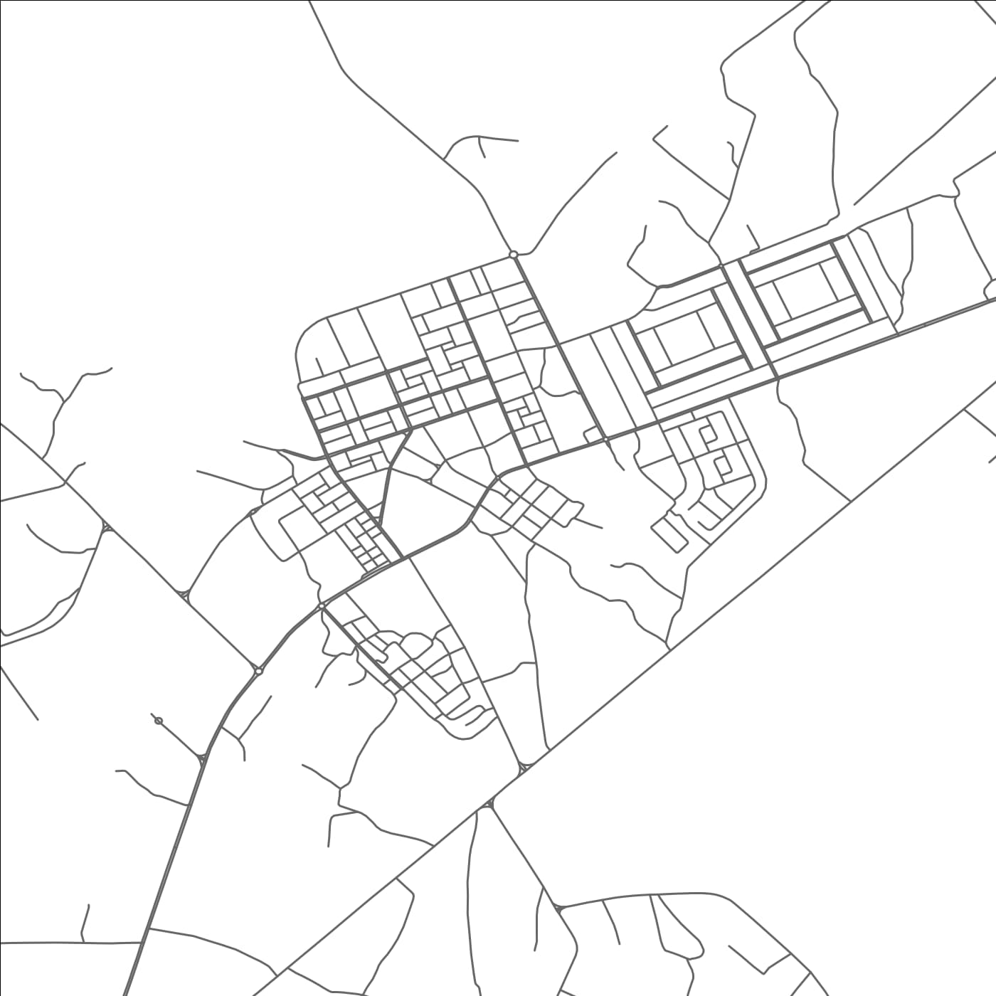 ROAD MAP OF SUKNAH, LIBYA BY MAPBAKES