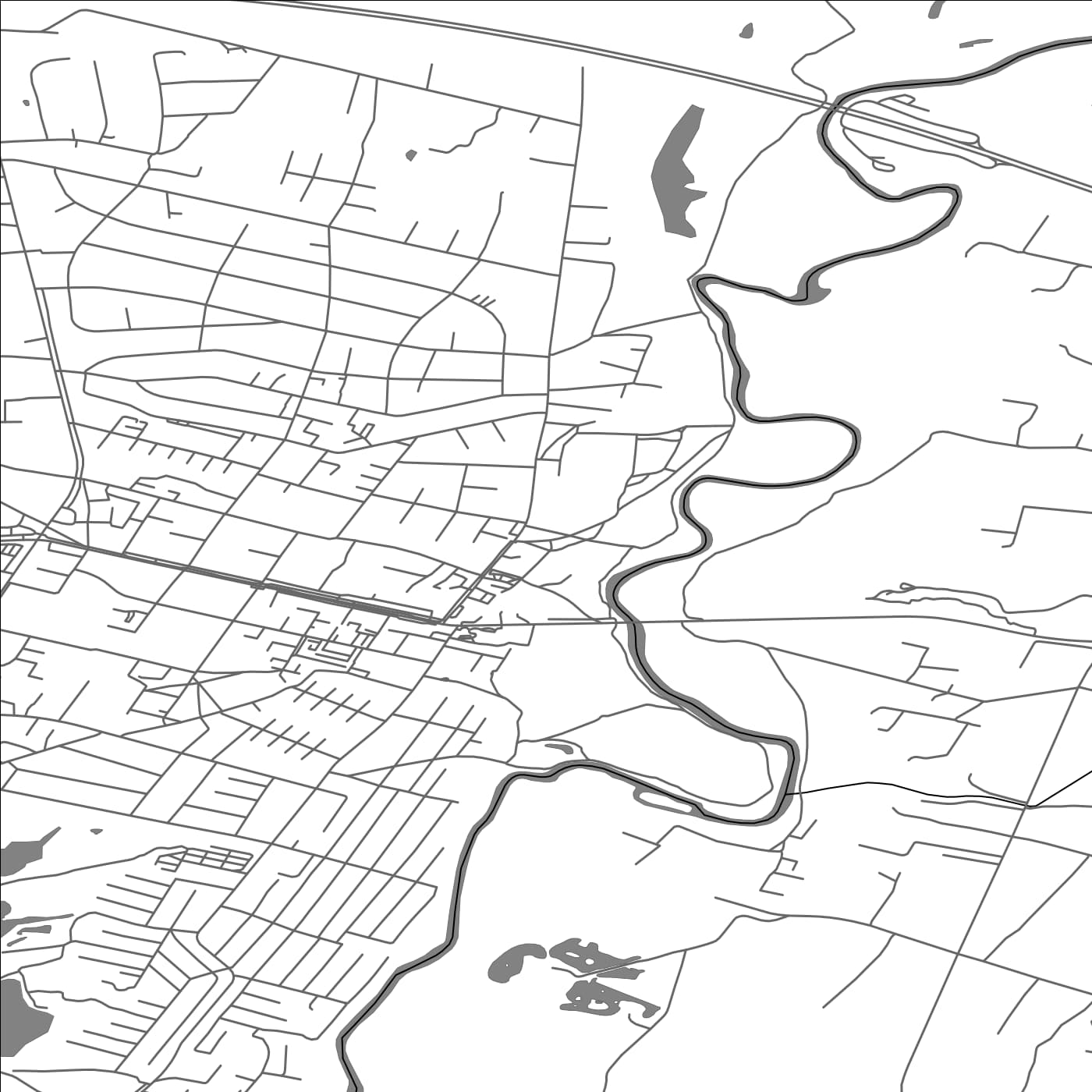 ROAD MAP OF GARGZDAI, LITHUANIA BY MAPBAKES