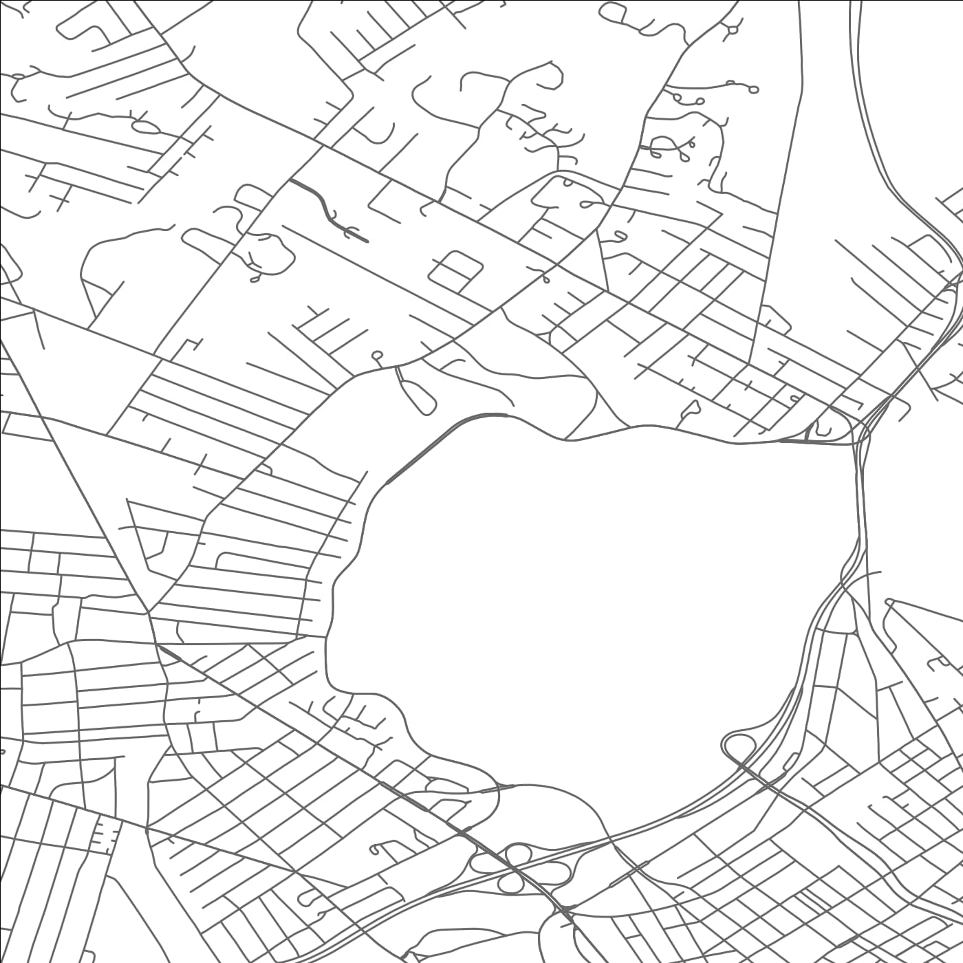 ROAD MAP OF PORTLAND, MAINE BY MAPBAKES