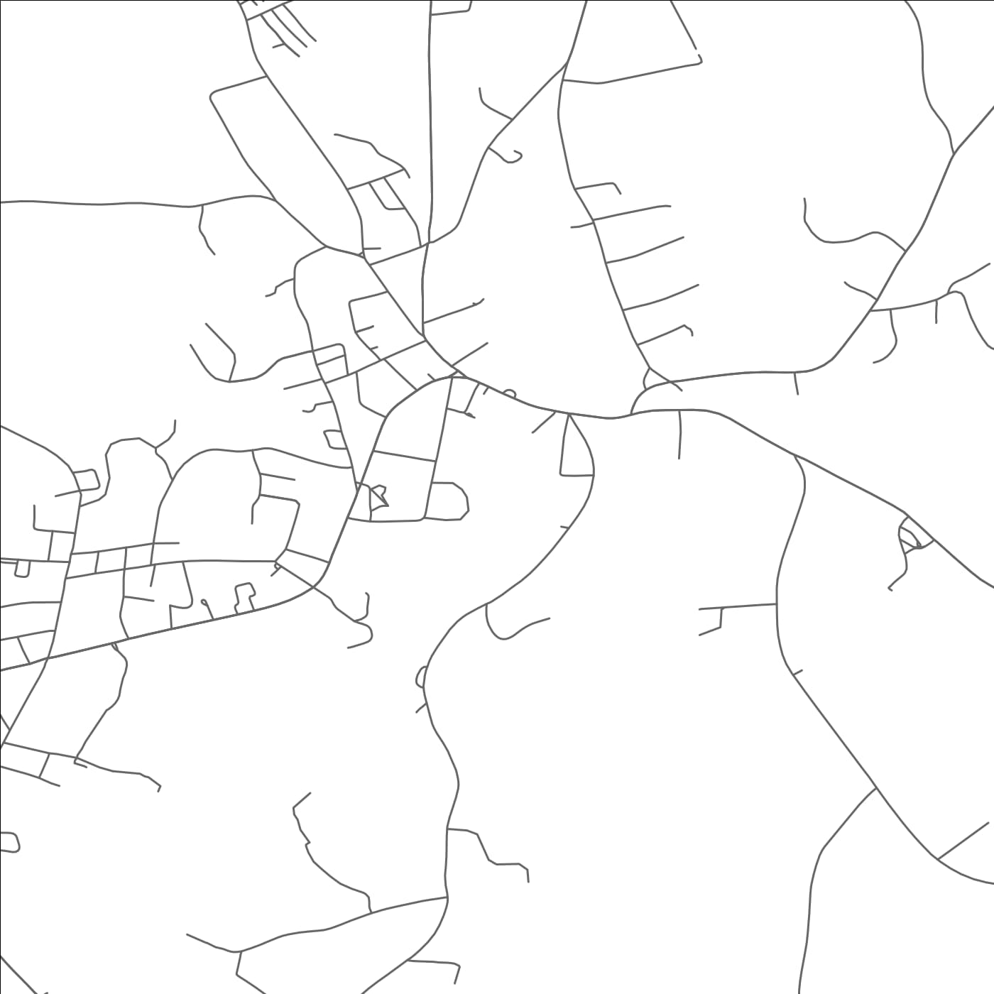 ROAD MAP OF SOUTH PARIS, MAINE BY MAPBAKES