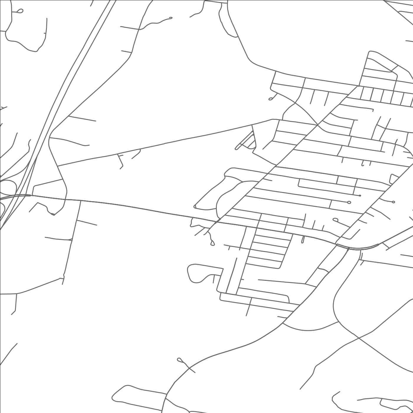 ROAD MAP OF WATERVILLE, MAINE BY MAPBAKES