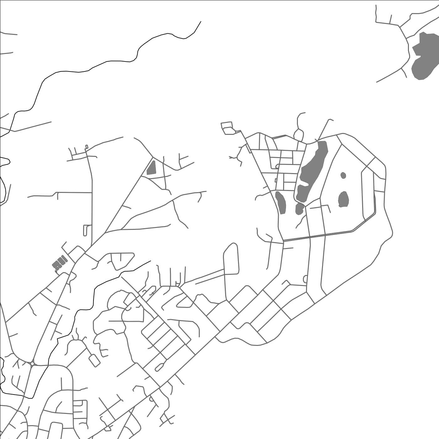 ROAD MAP OF MADANG, PAPUA NEW GUINEA BY MAPBAKES