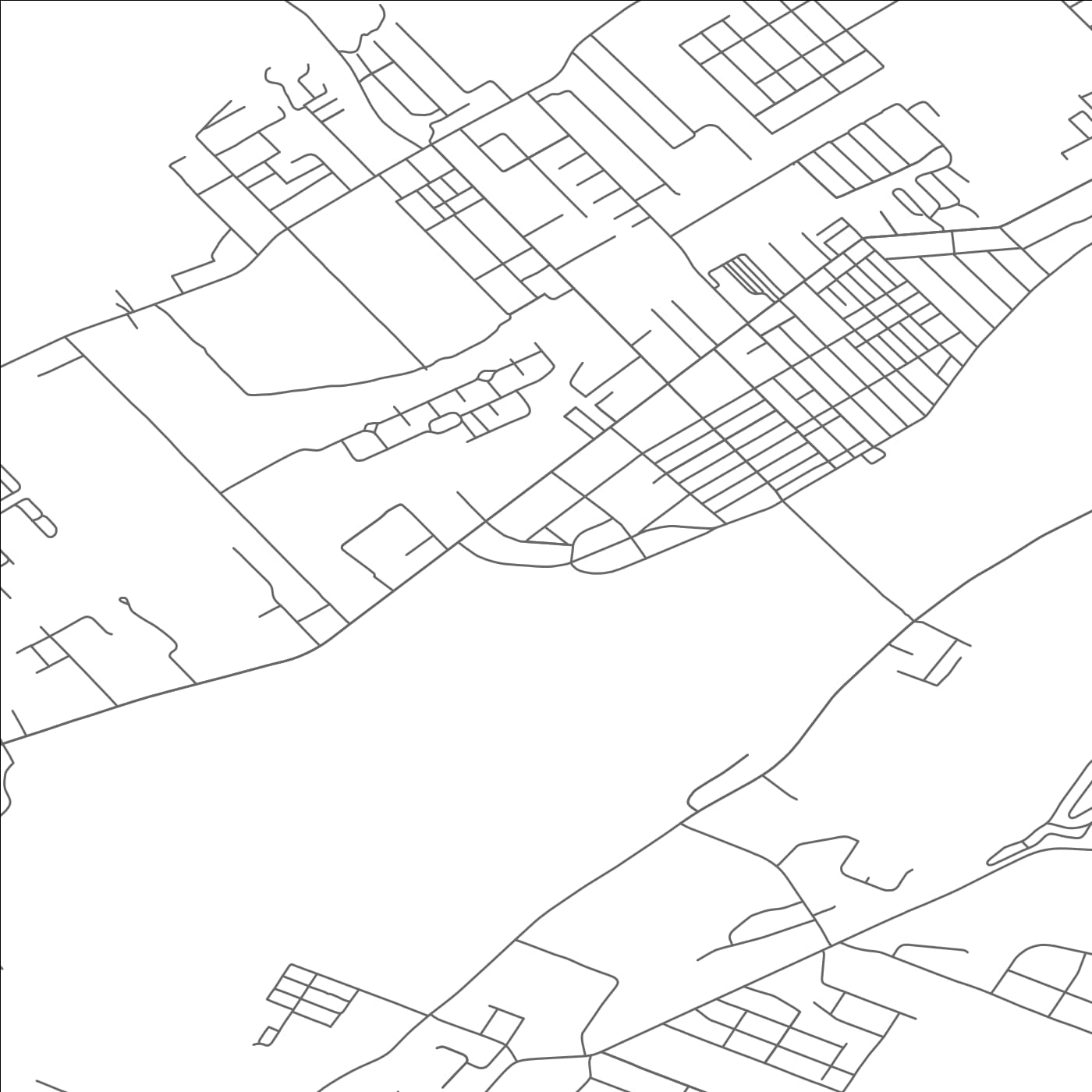 ROAD MAP OF WYOMING, PENNSYLVANIA BY MAPBAKES