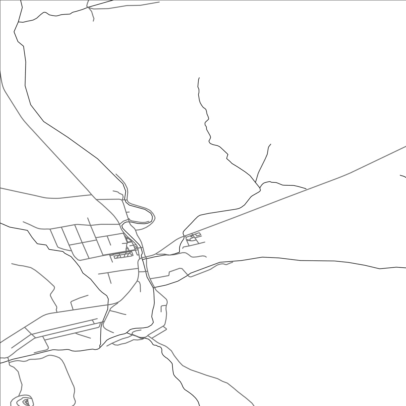ROAD MAP OF ZBOROV, SLOVAKIA BY MAPBAKES