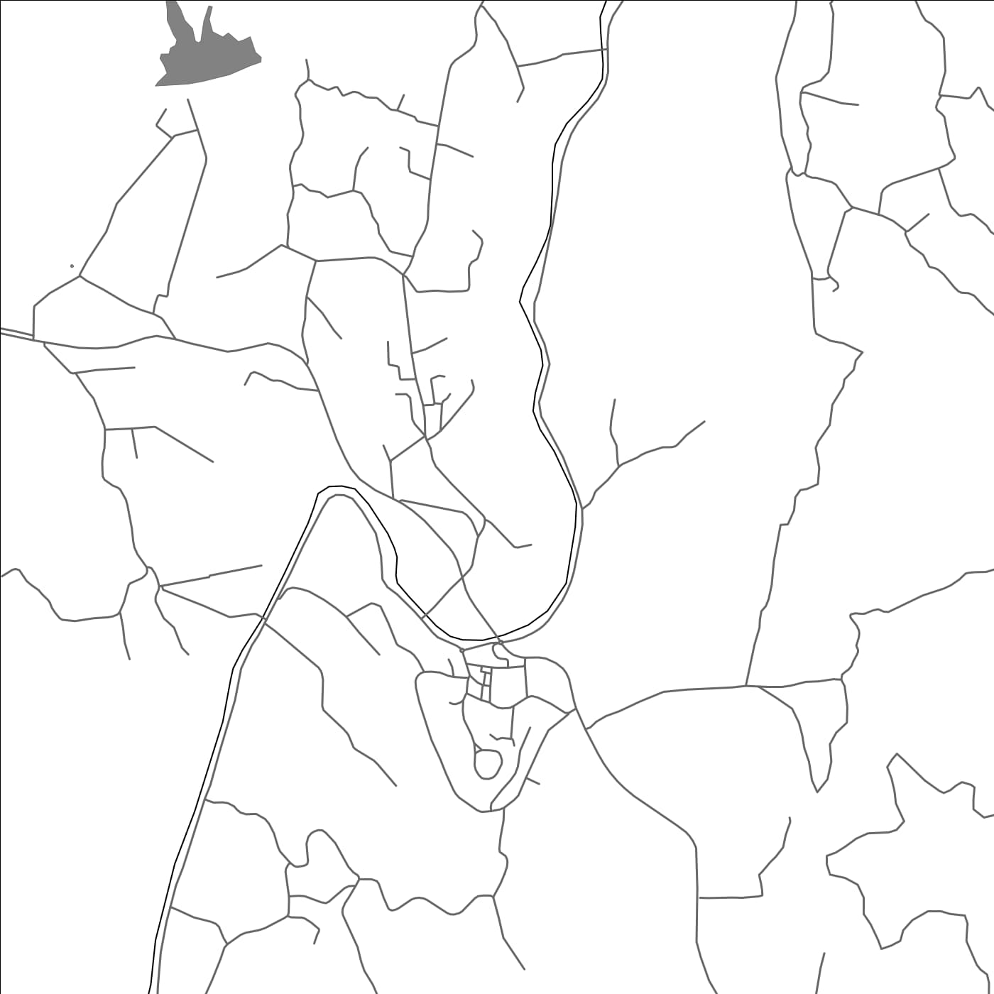 ROAD MAP OF BAKAMUNE, SRI LANKA BY MAPBAKES