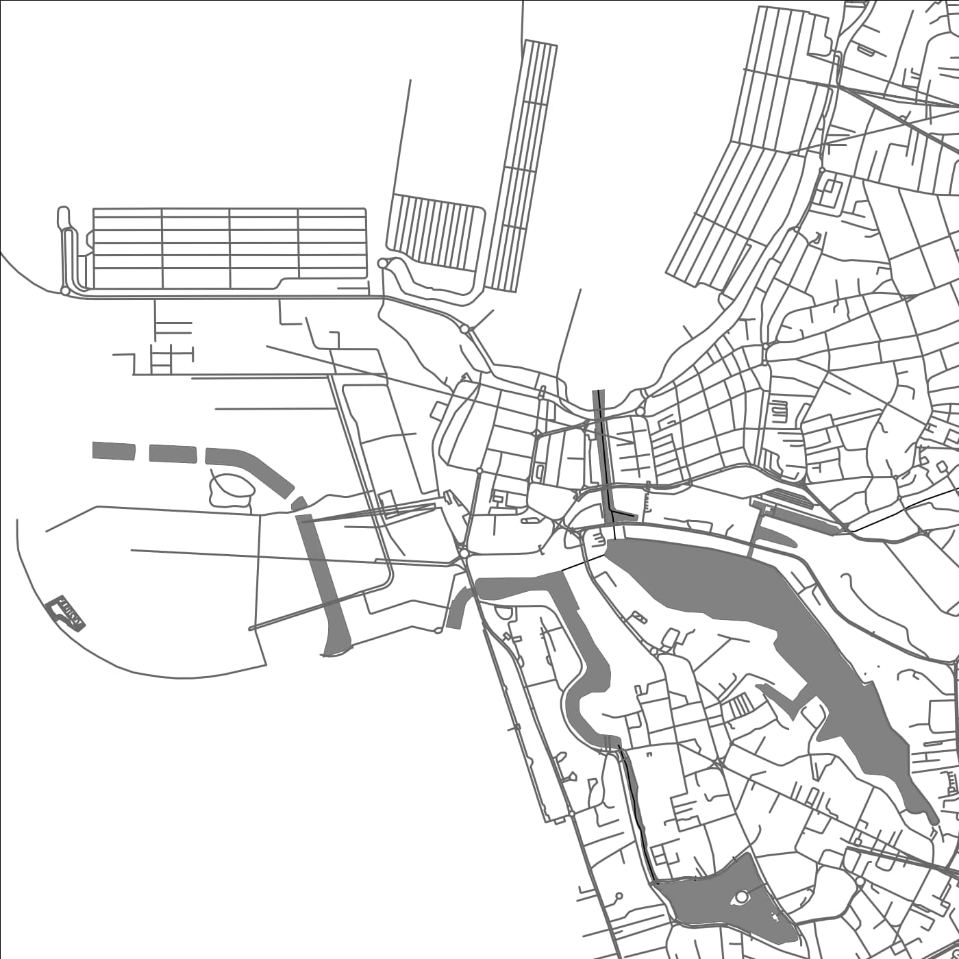 ROAD MAP OF COLOMBO, SRI LANKA BY MAPBAKES
