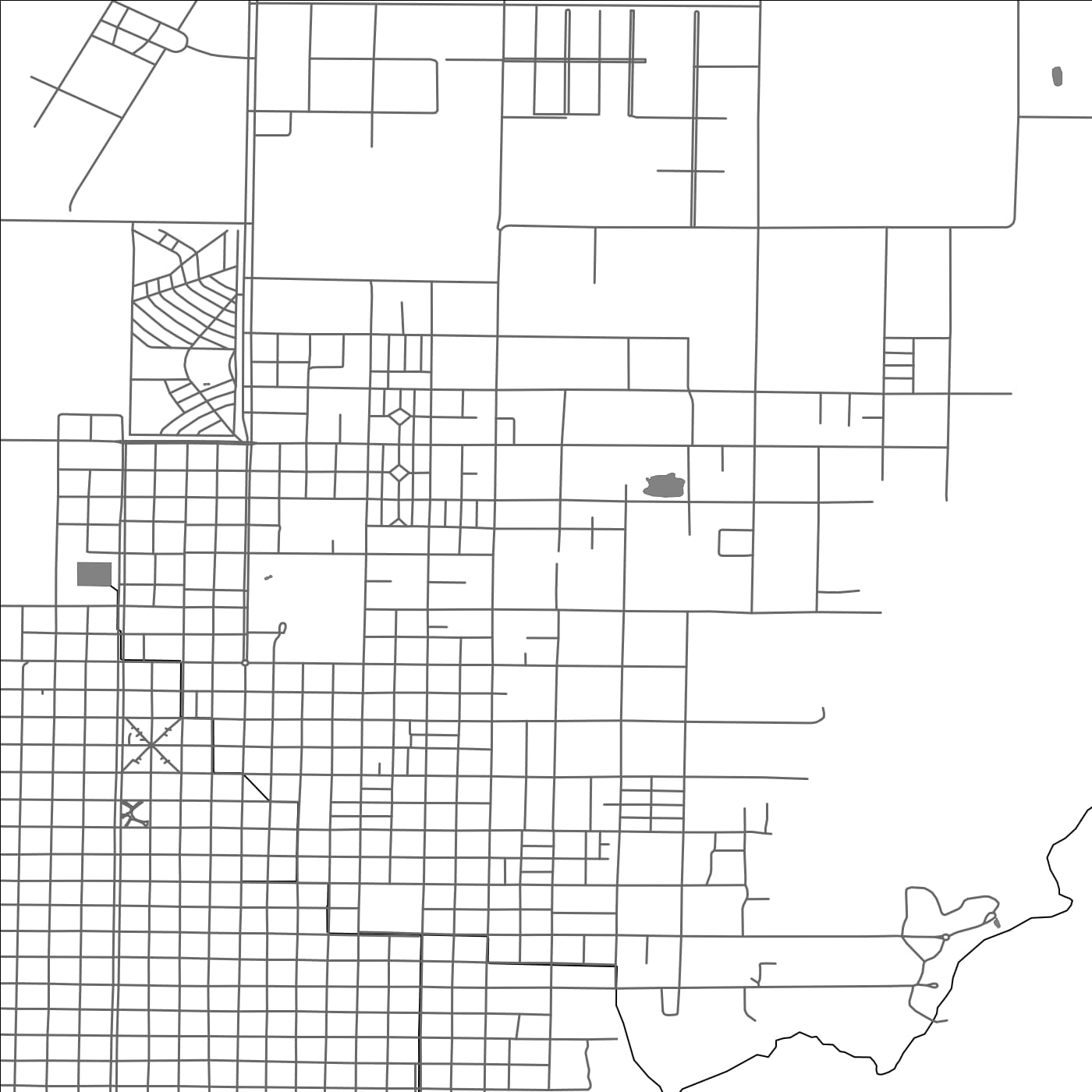 ROAD MAP OF VILLAGUAY, ARGENTINA BY MAPBAKES