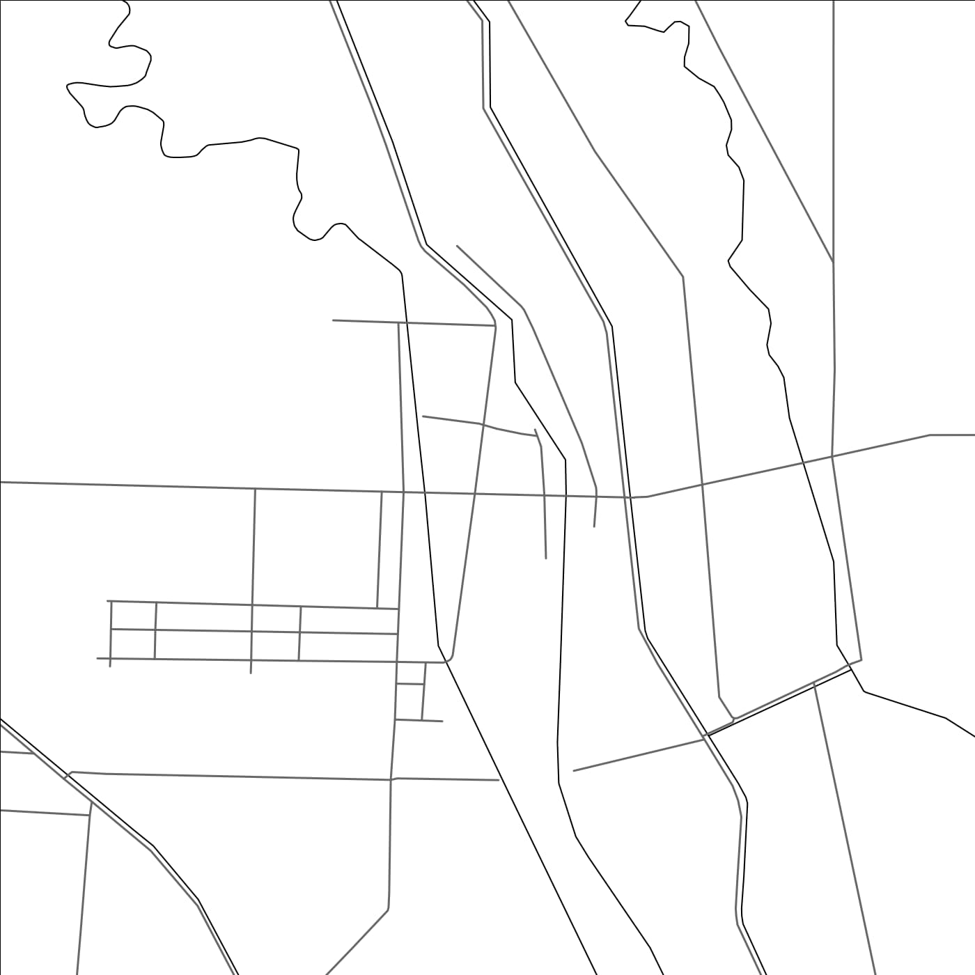 ROAD MAP OF AKESALAYI, CHINA BY MAPBAKES