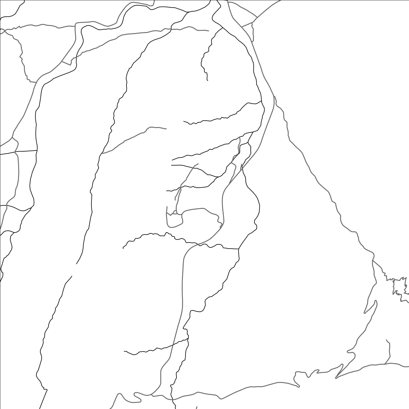 ROAD MAP OF AGADIR MELLOUL, MOROCCO BY MAPBAKES