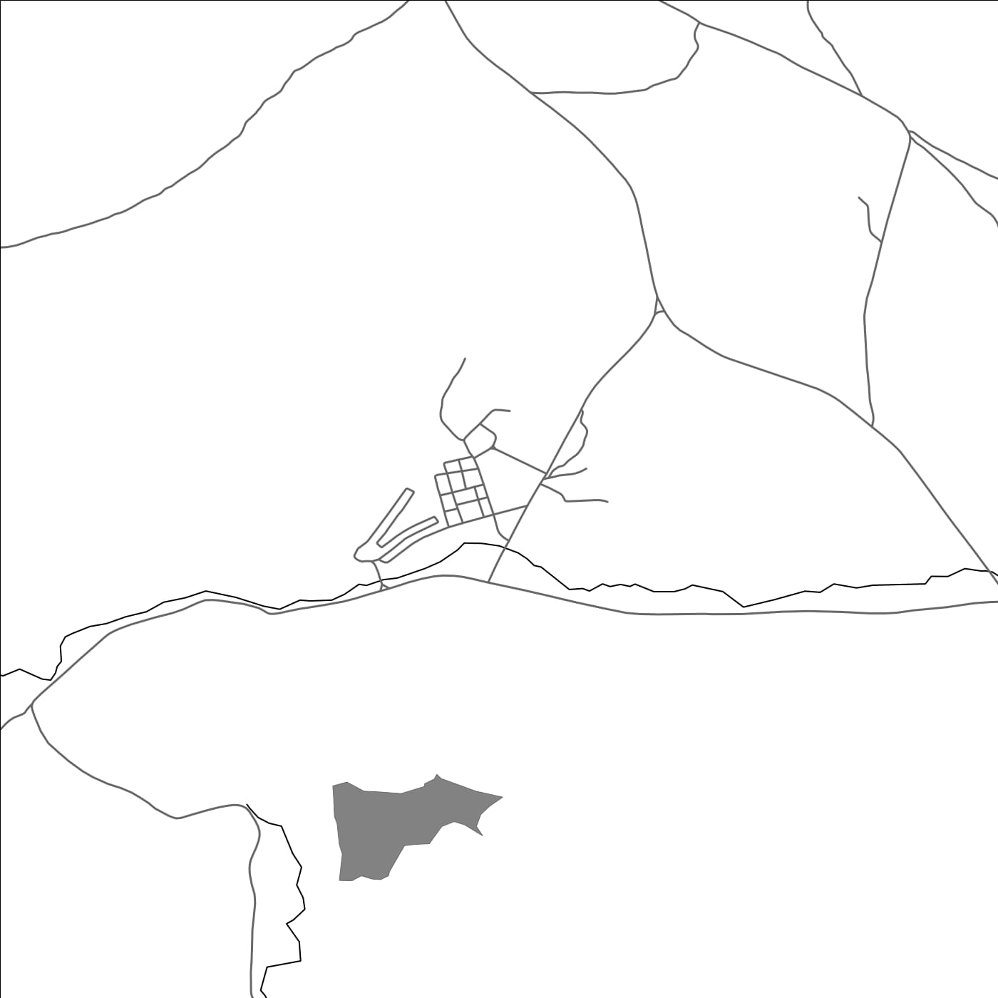 ROAD MAP OF AL HAMMAM, MOROCCO BY MAPBAKES