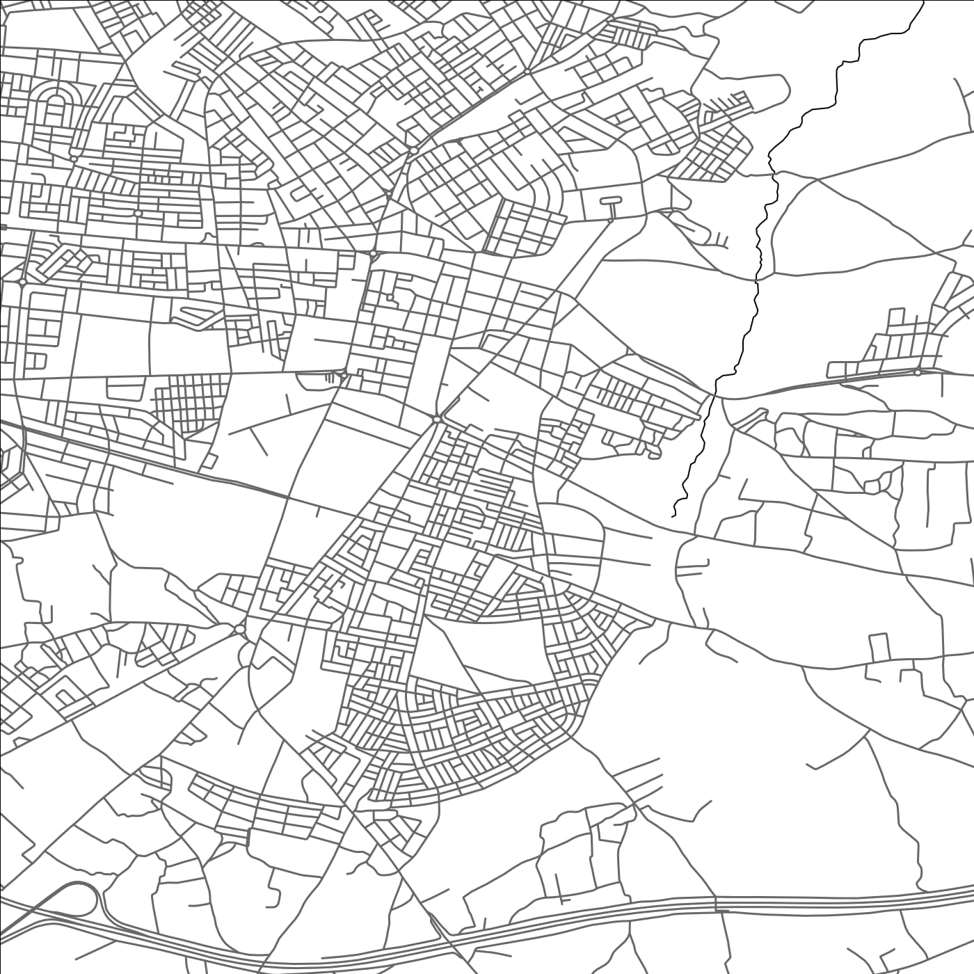 ROAD MAP OF AL KHMISSAT, MOROCCO BY MAPBAKES
