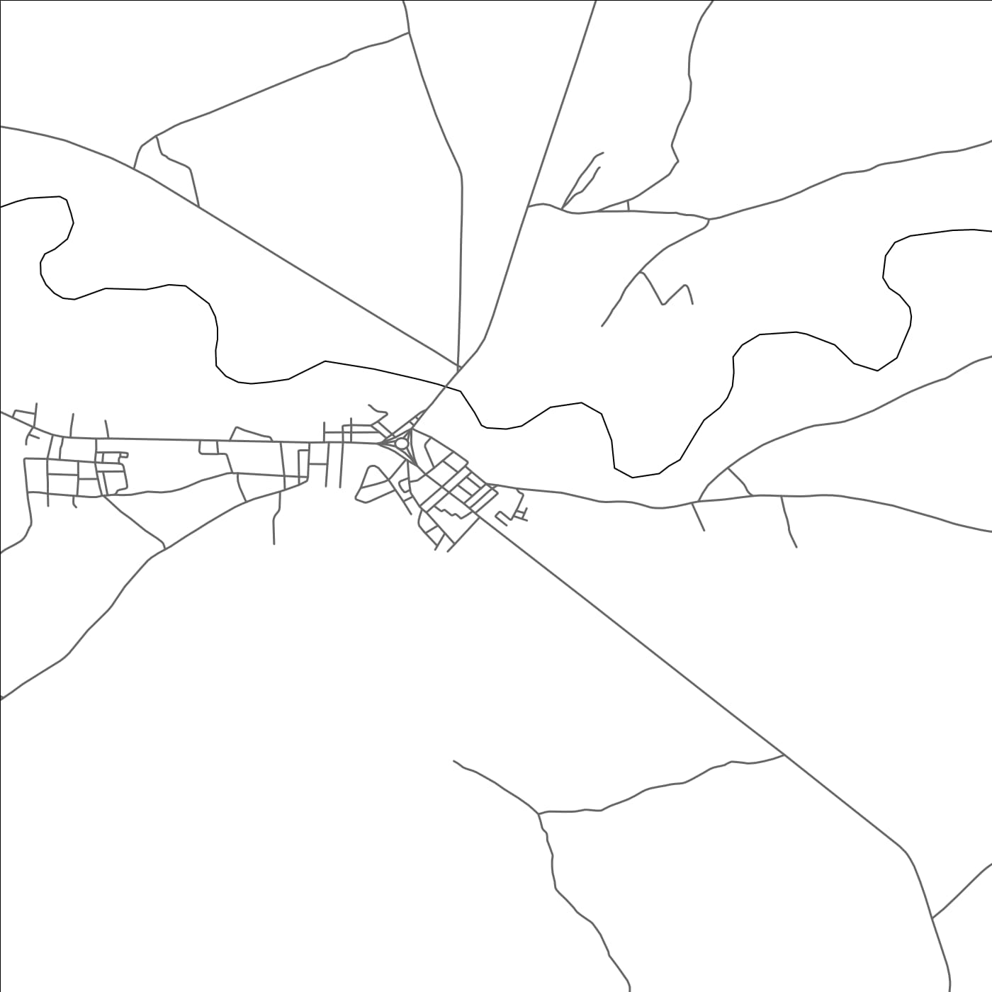 ROAD MAP OF AL M'AZIZ, MOROCCO BY MAPBAKES