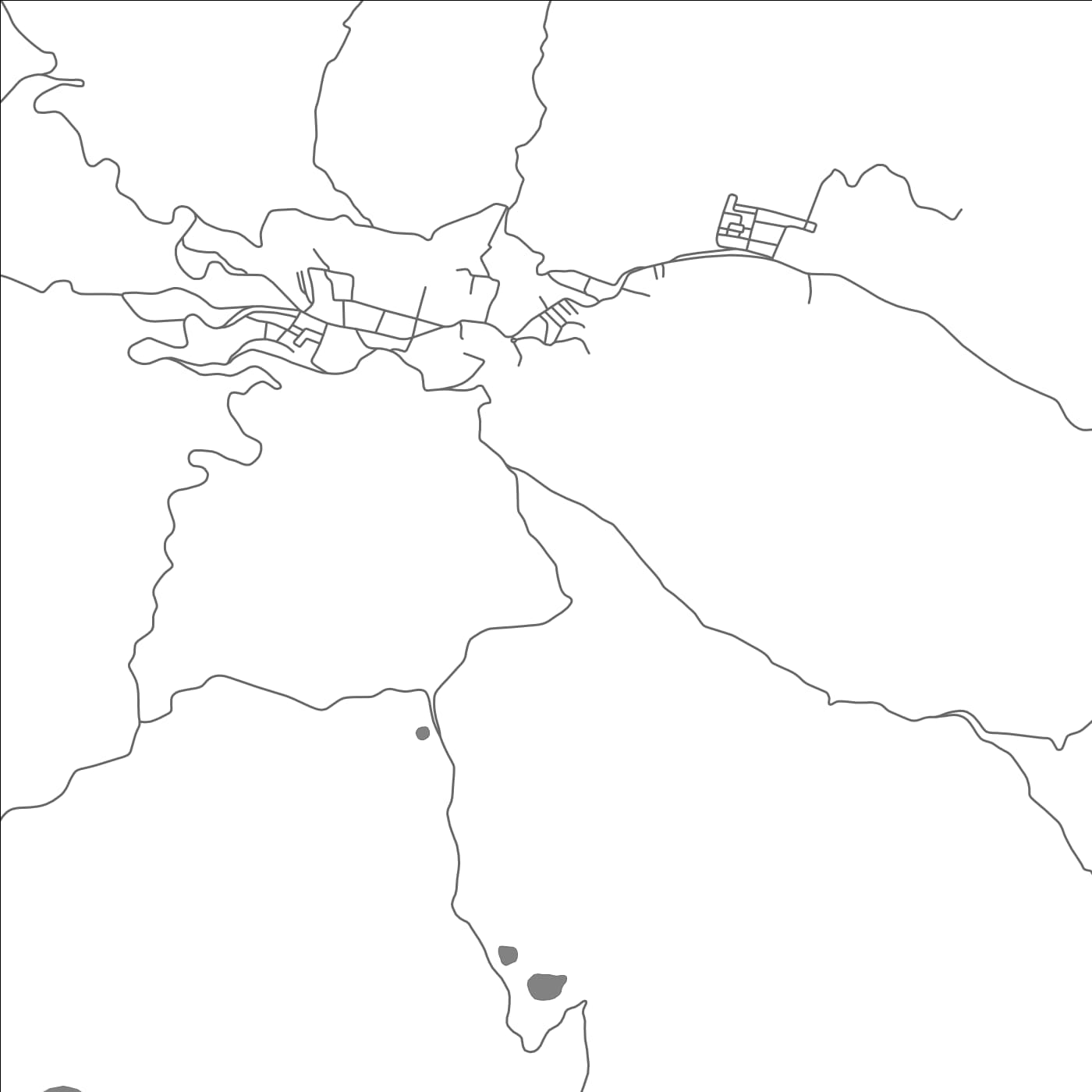 ROAD MAP OF AL QBAB, MOROCCO BY MAPBAKES