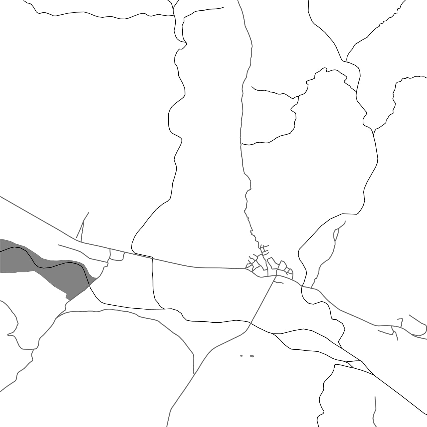 ROAD MAP OF AMARZGANE, MOROCCO BY MAPBAKES