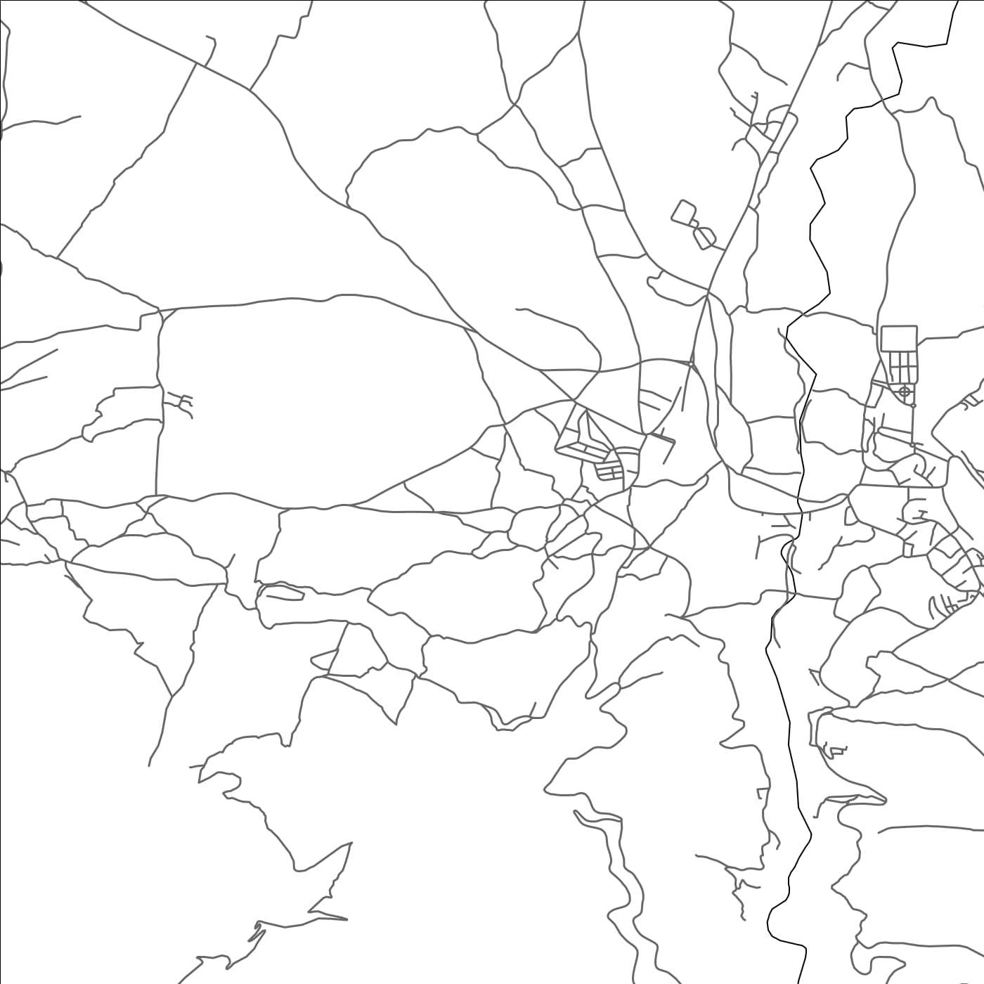 ROAD MAP OF AMIZMIZ, MOROCCO BY MAPBAKES