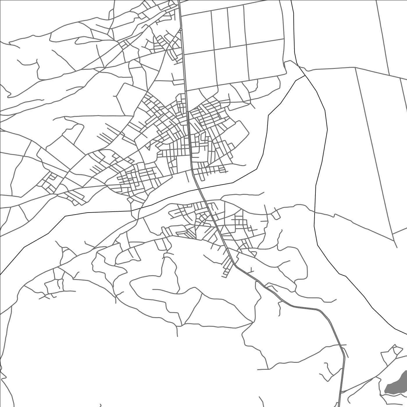 ROAD MAP OF BNI BOUAYACH, MOROCCO BY MAPBAKES