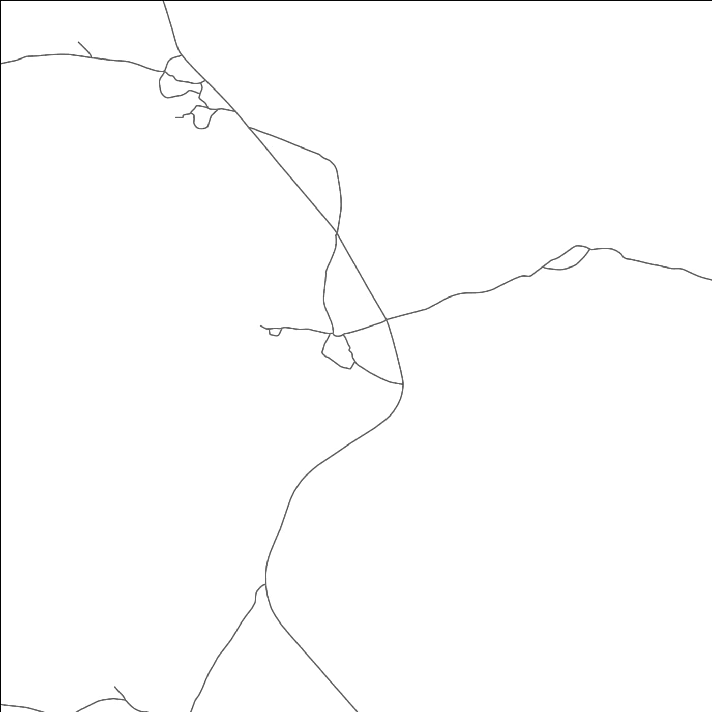 ROAD MAP OF DOUAR OULAD NAOUAL, MOROCCO BY MAPBAKES