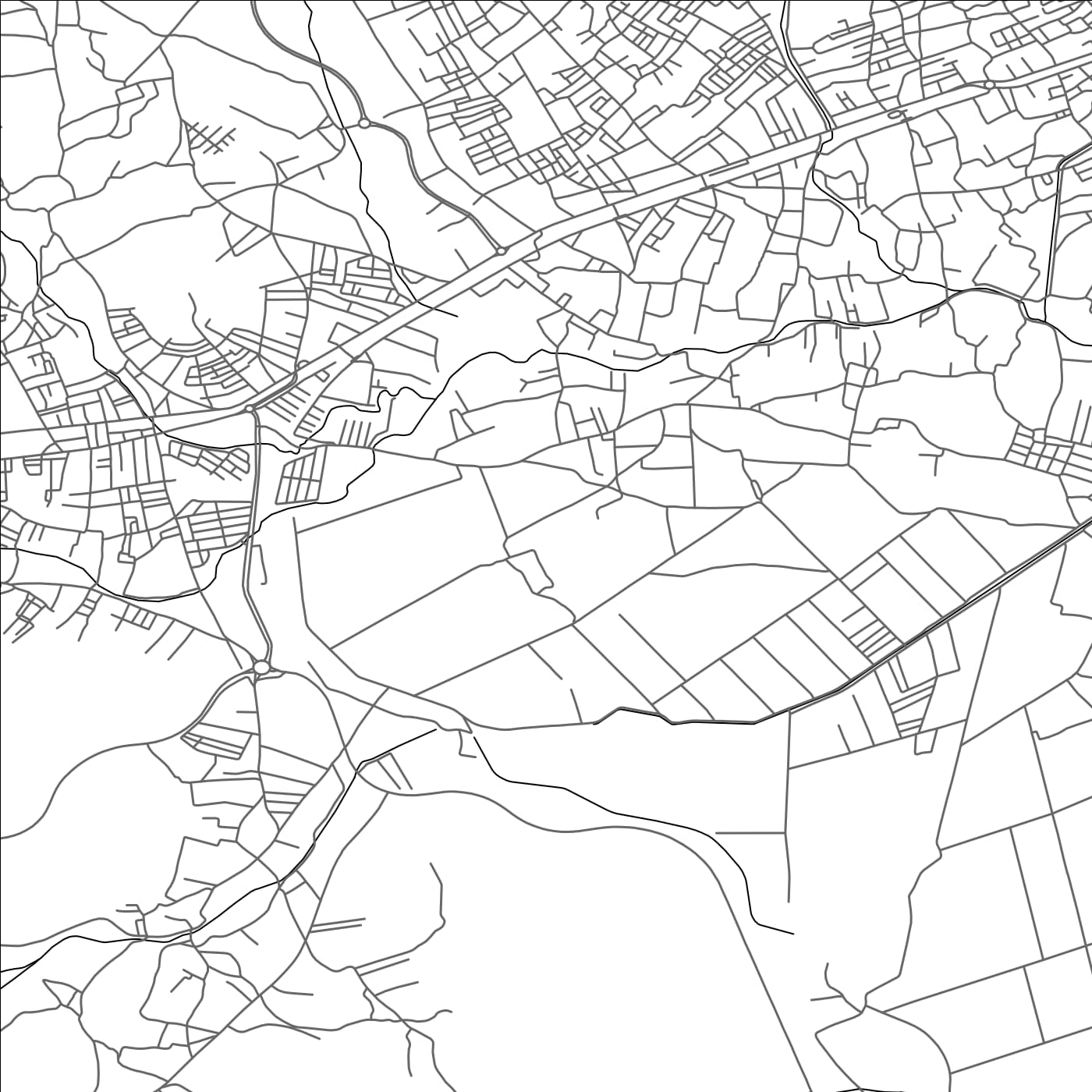 ROAD MAP OF IHEDDADENE, MOROCCO BY MAPBAKES