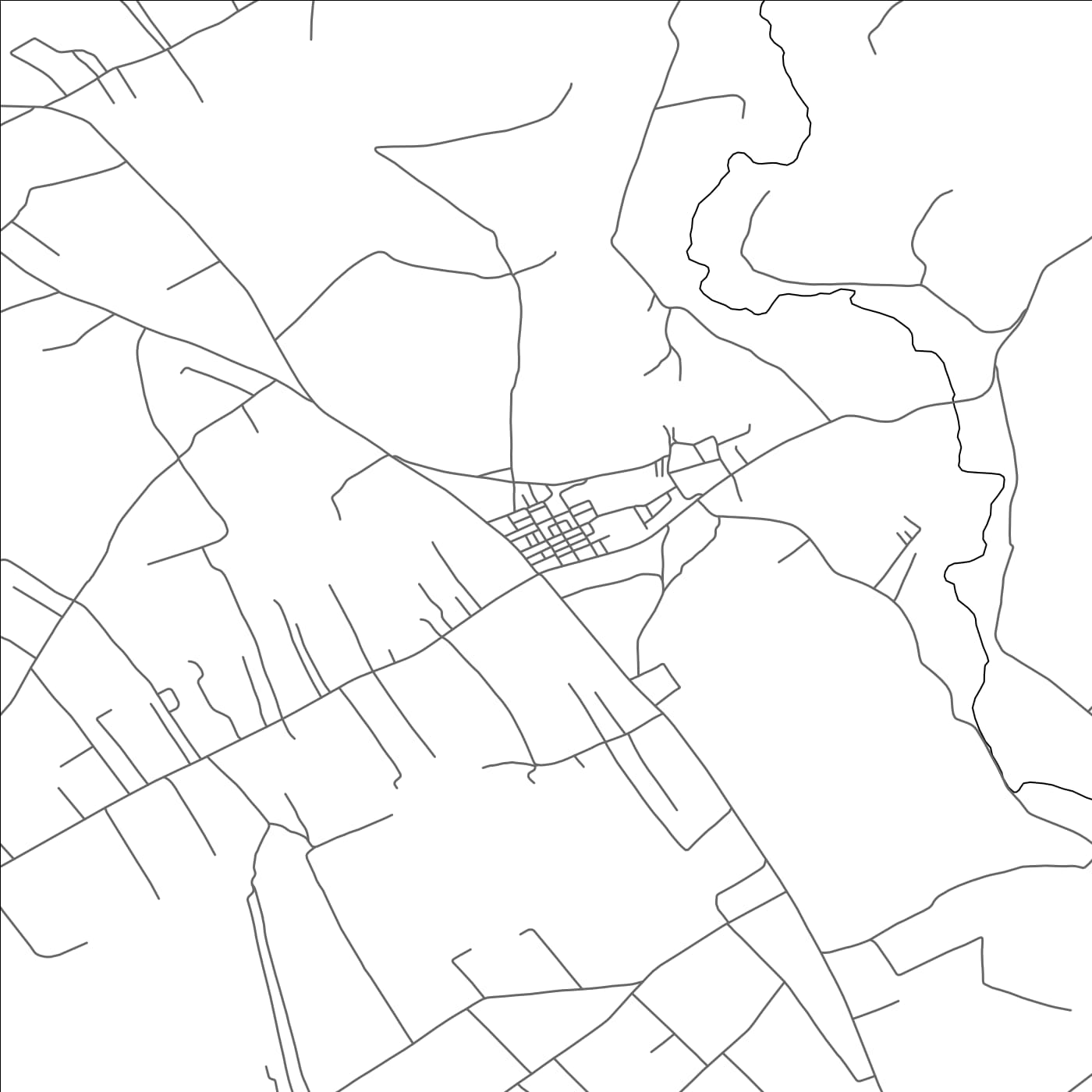 ROAD MAP OF SIDI MOUSSA BEN ALI, MOROCCO BY MAPBAKES