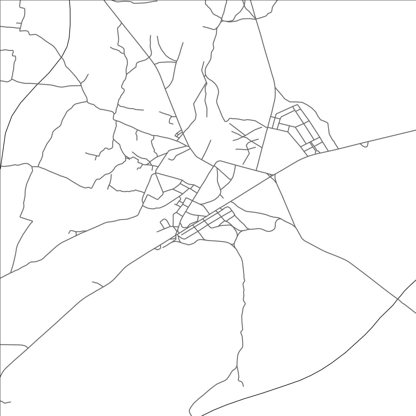 ROAD MAP OF SKOURA, MOROCCO BY MAPBAKES