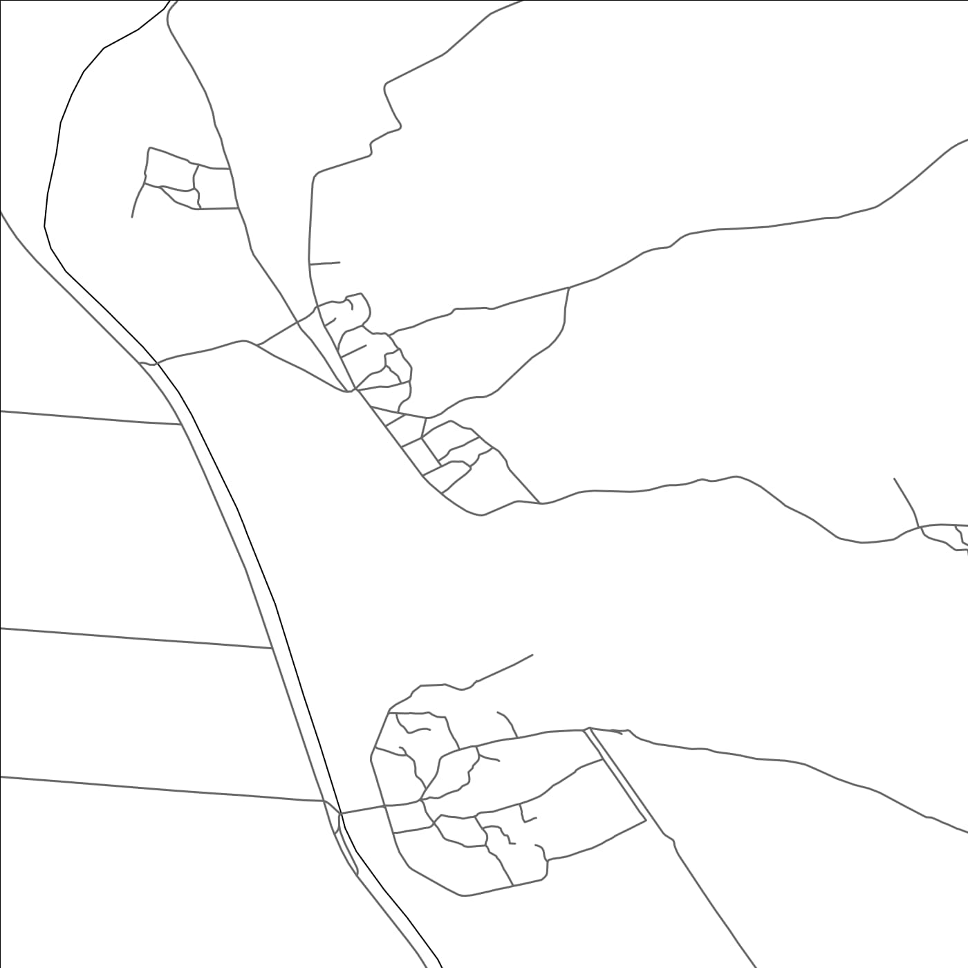 ROAD MAP OF SOUAKENE, MOROCCO BY MAPBAKES