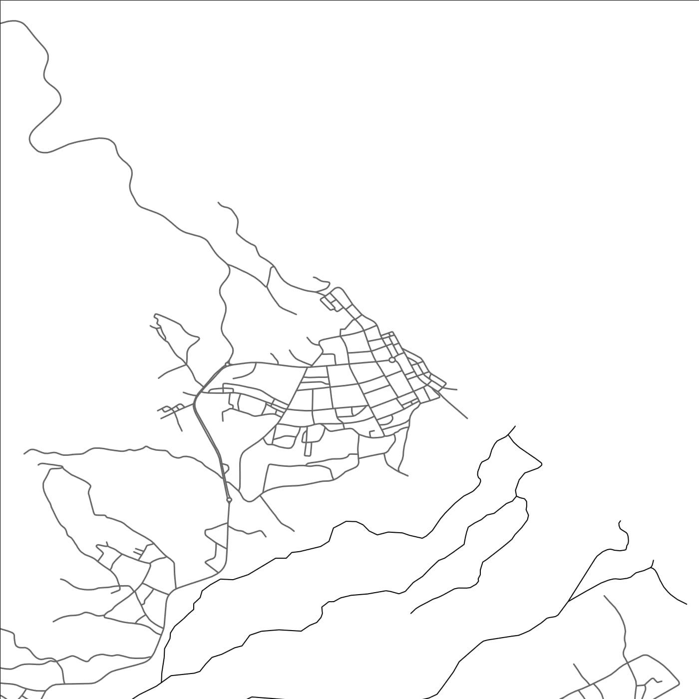 ROAD MAP OF STEHA, MOROCCO BY MAPBAKES