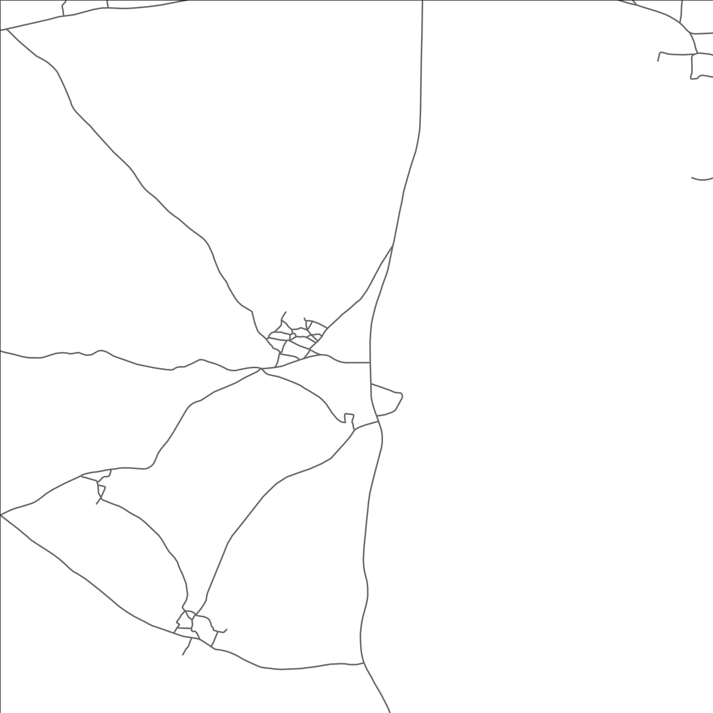 ROAD MAP OF TADLA, MOROCCO BY MAPBAKES