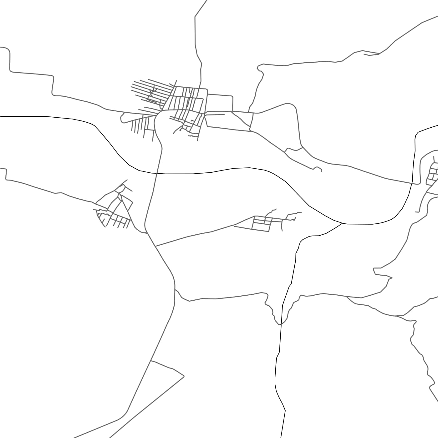 ROAD MAP OF TAGHBALT, MOROCCO BY MAPBAKES