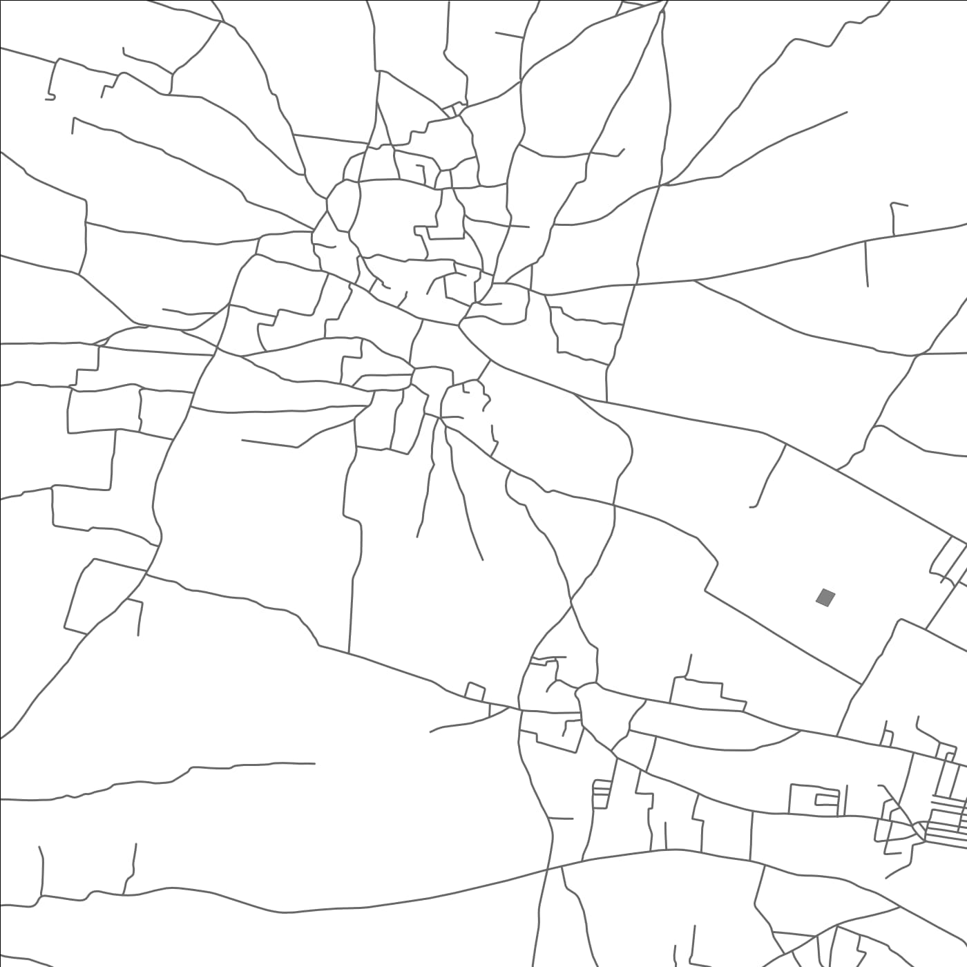 ROAD MAP OF TAKAD SAHEL, MOROCCO BY MAPBAKES