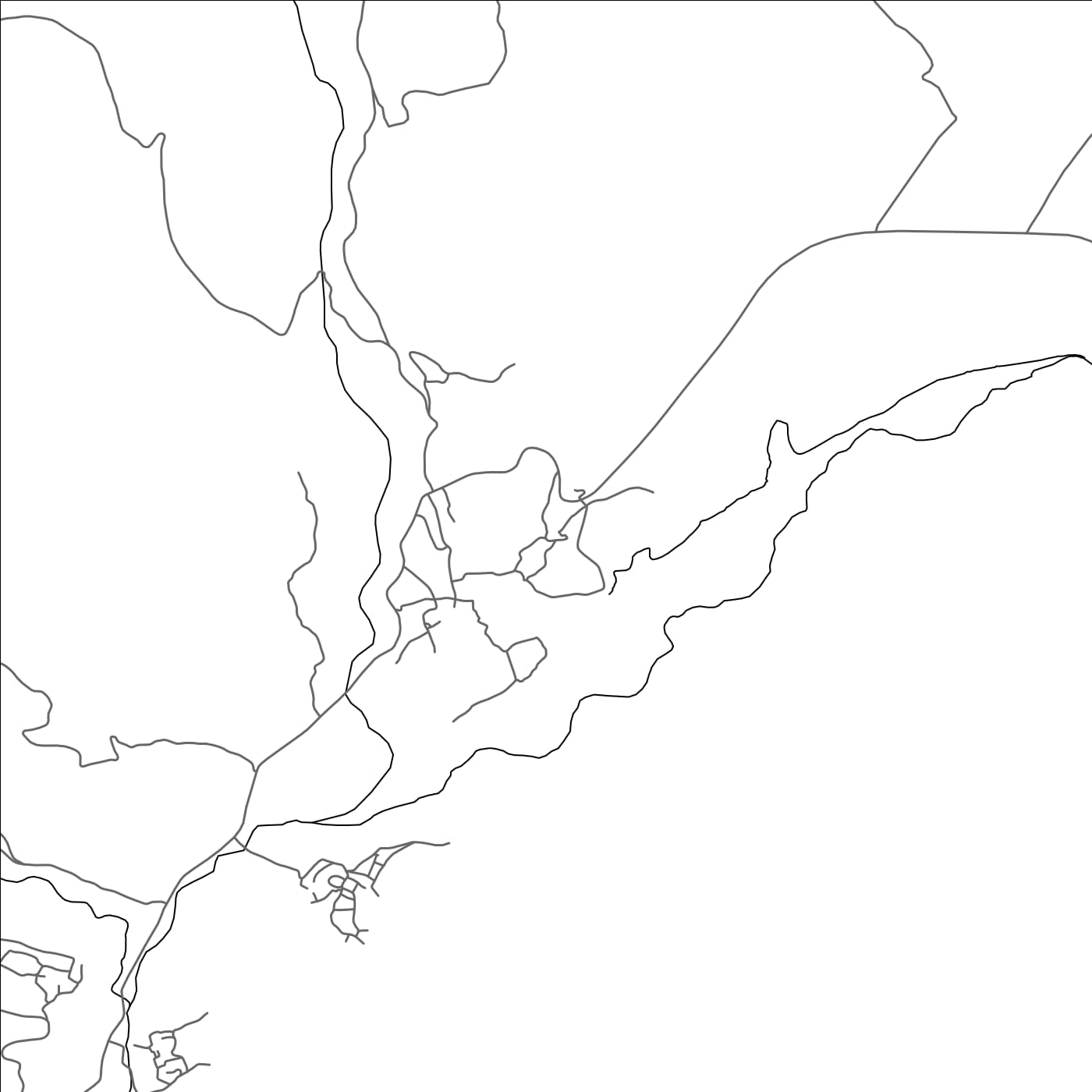 ROAD MAP OF TALWAT, MOROCCO BY MAPBAKES
