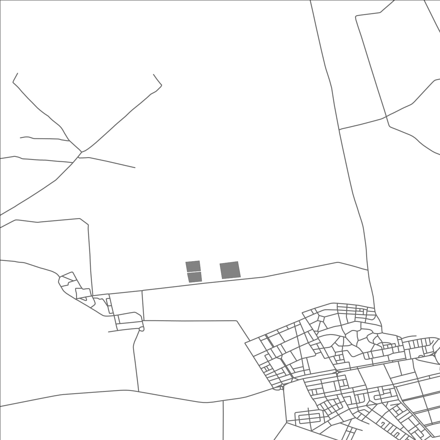 ROAD MAP OF TAMALLALT, MOROCCO BY MAPBAKES