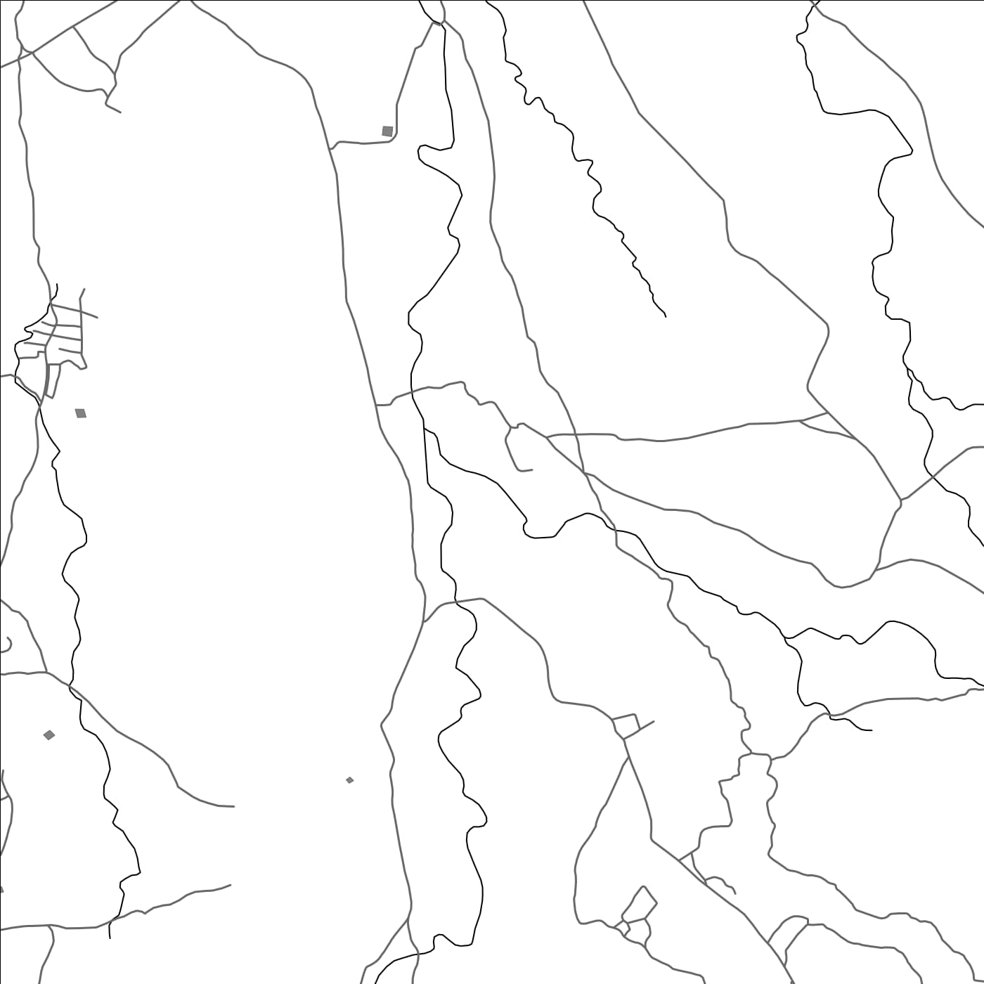 ROAD MAP OF TAMAZOUZT, MOROCCO BY MAPBAKES