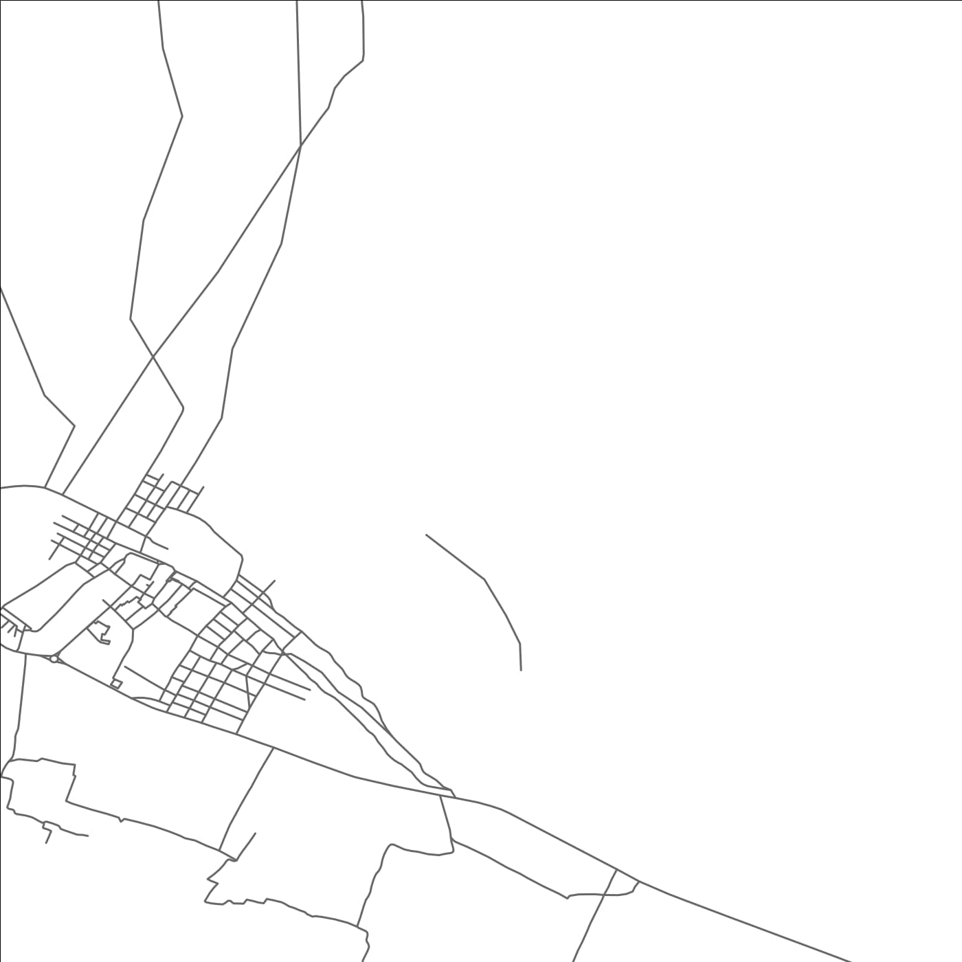 ROAD MAP OF TAMGROUT, MOROCCO BY MAPBAKES