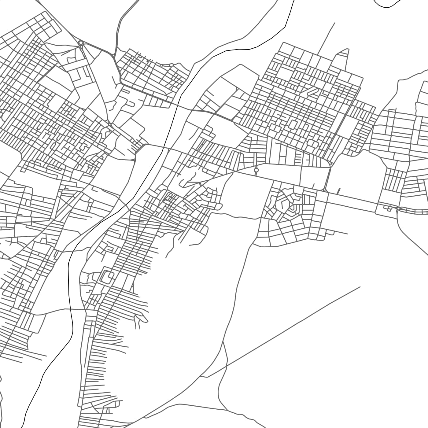 ROAD MAP OF TAN-TAN, MOROCCO BY MAPBAKES