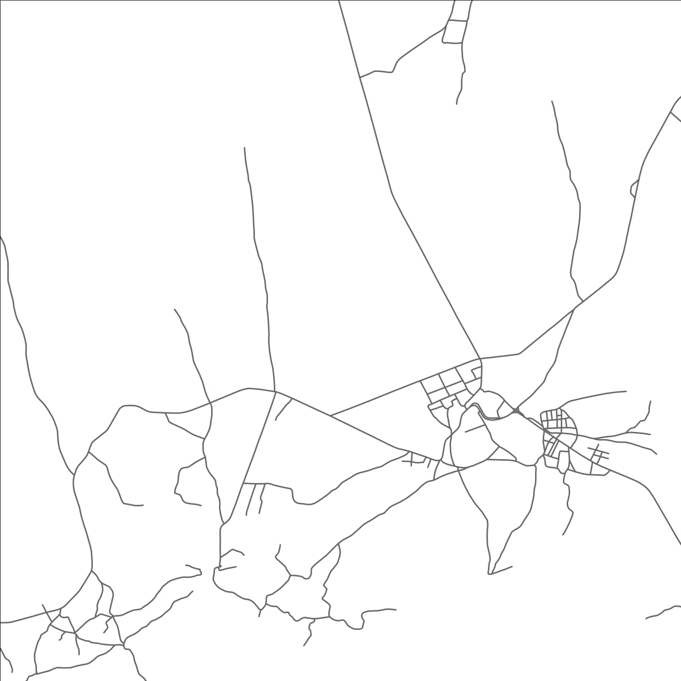 ROAD MAP OF TANANT, MOROCCO BY MAPBAKES