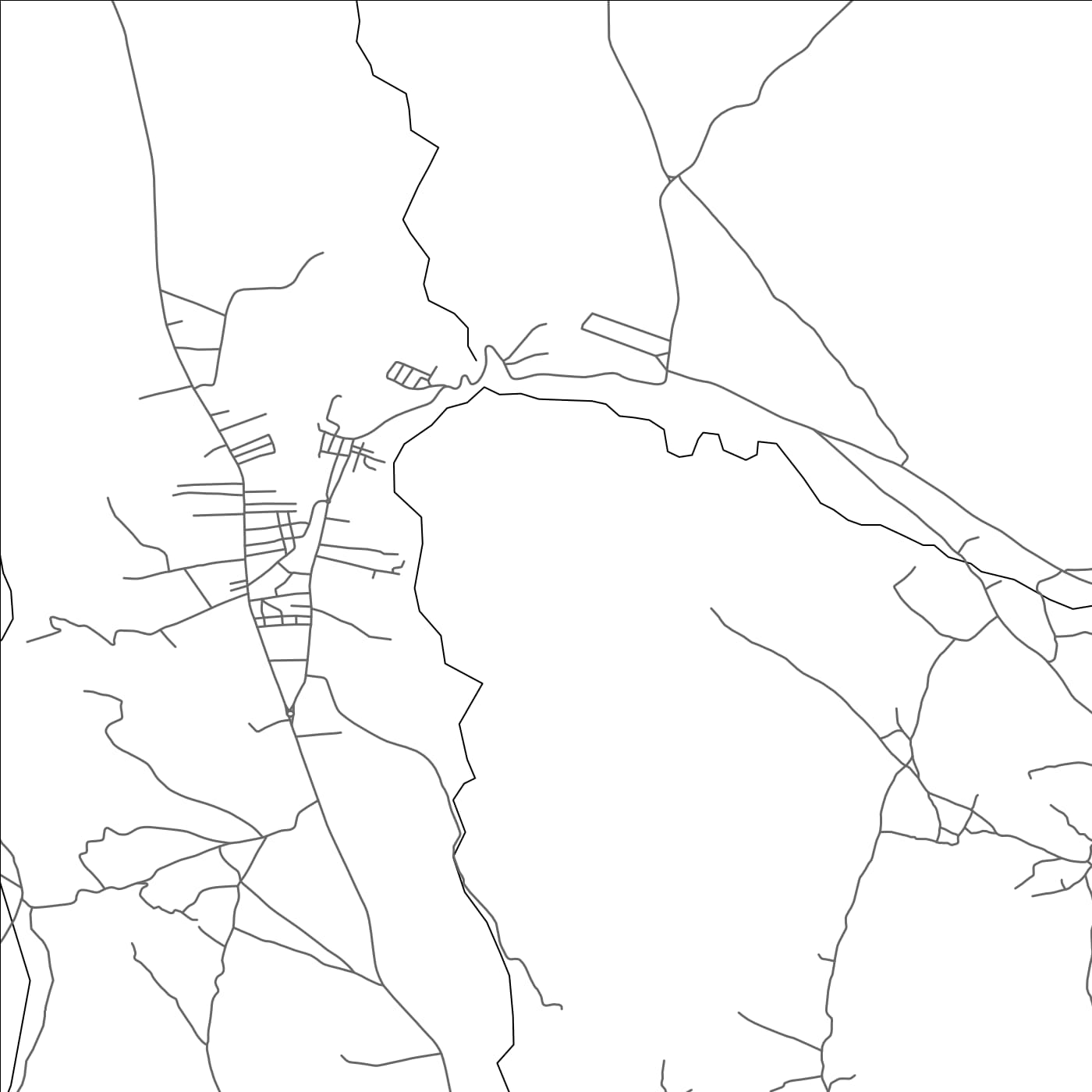 ROAD MAP OF TEMSAMANE, MOROCCO BY MAPBAKES