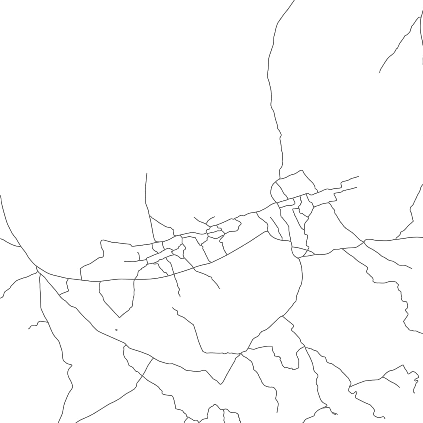 ROAD MAP OF TIDILI MASFIYWAT, MOROCCO BY MAPBAKES