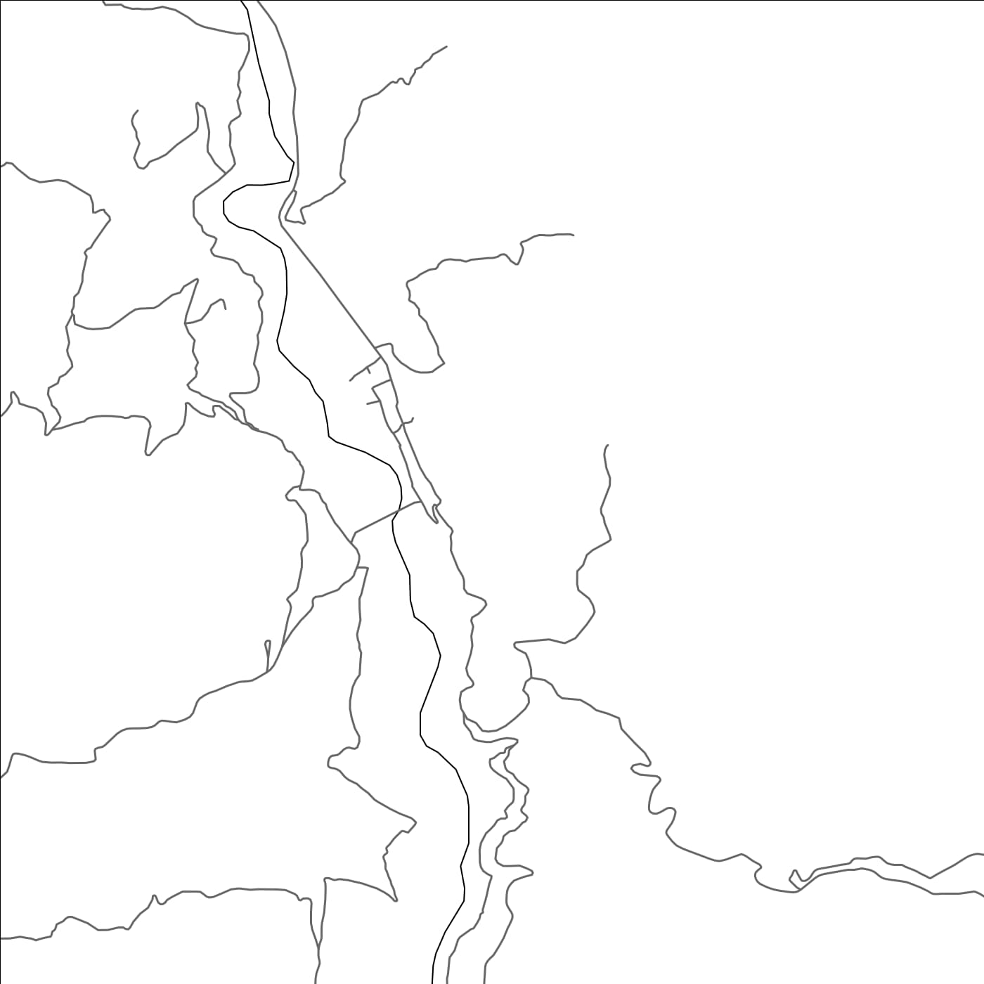 ROAD MAP OF TIGHEDOUINE, MOROCCO BY MAPBAKES