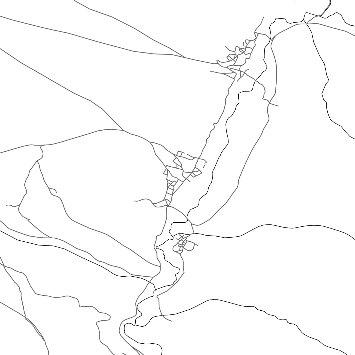 ROAD MAP OF TILMI, MOROCCO BY MAPBAKES